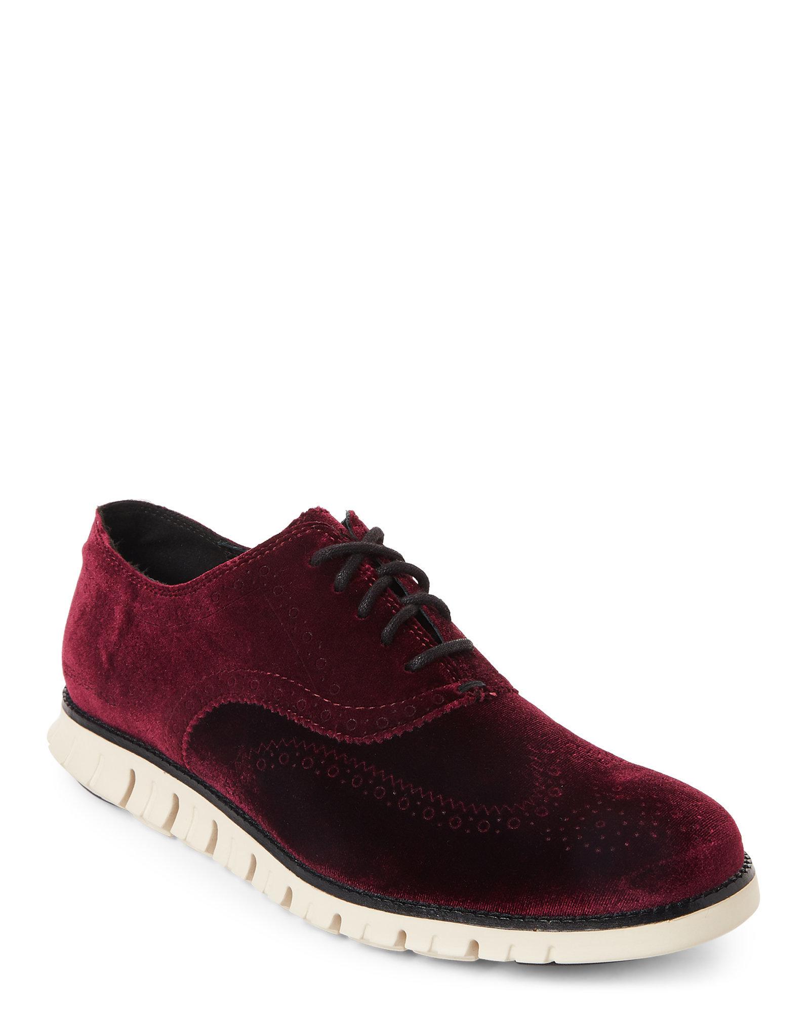 cole haan velvet shoes