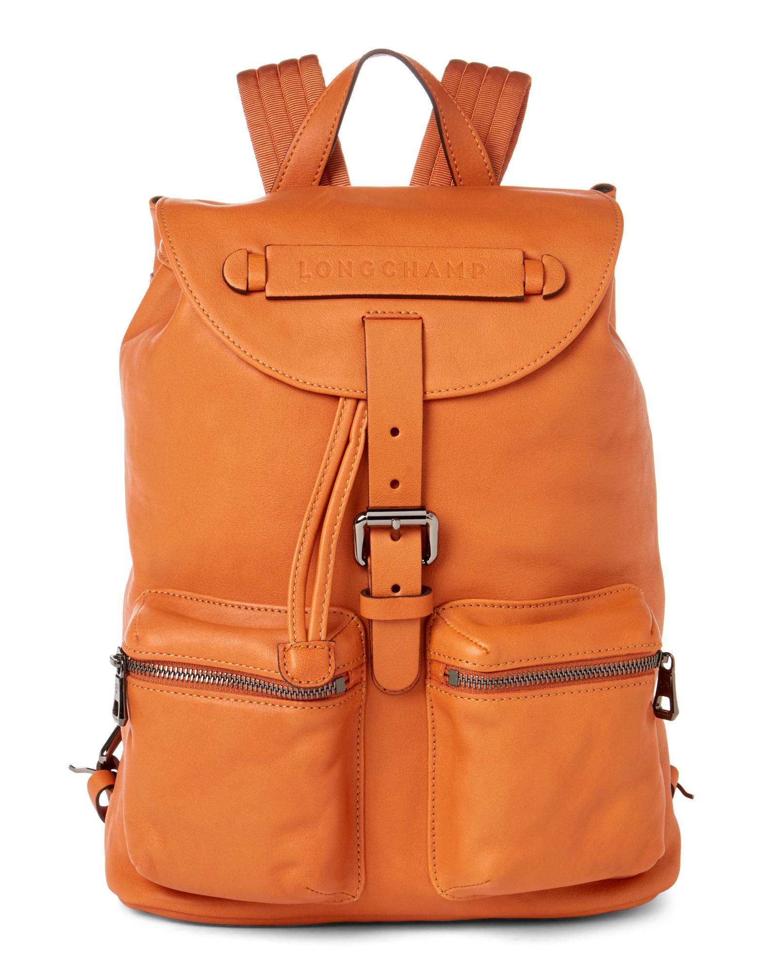 longchamp backpack orange