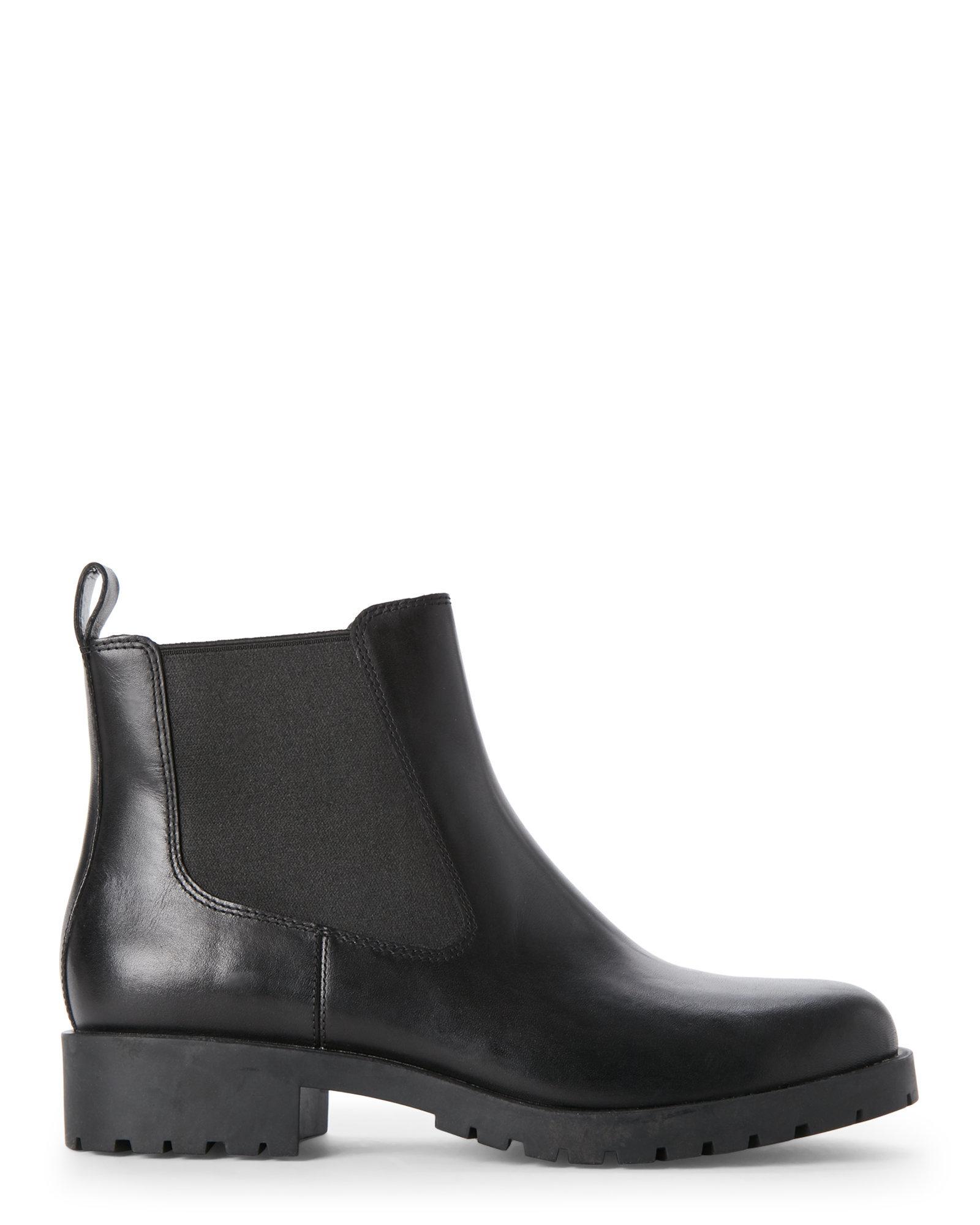 cole haan greenwich leather chelsea booties