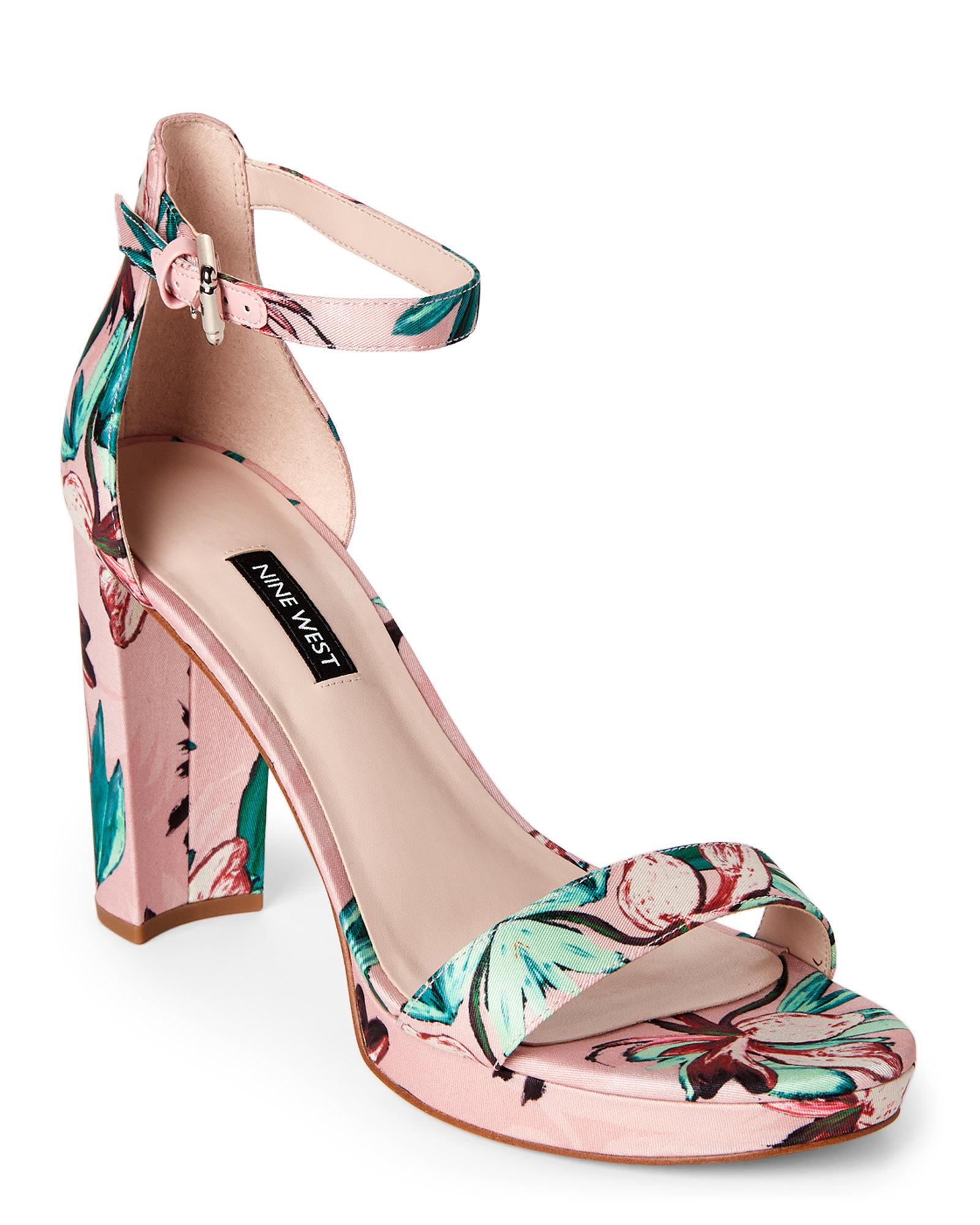 nine west pink heels