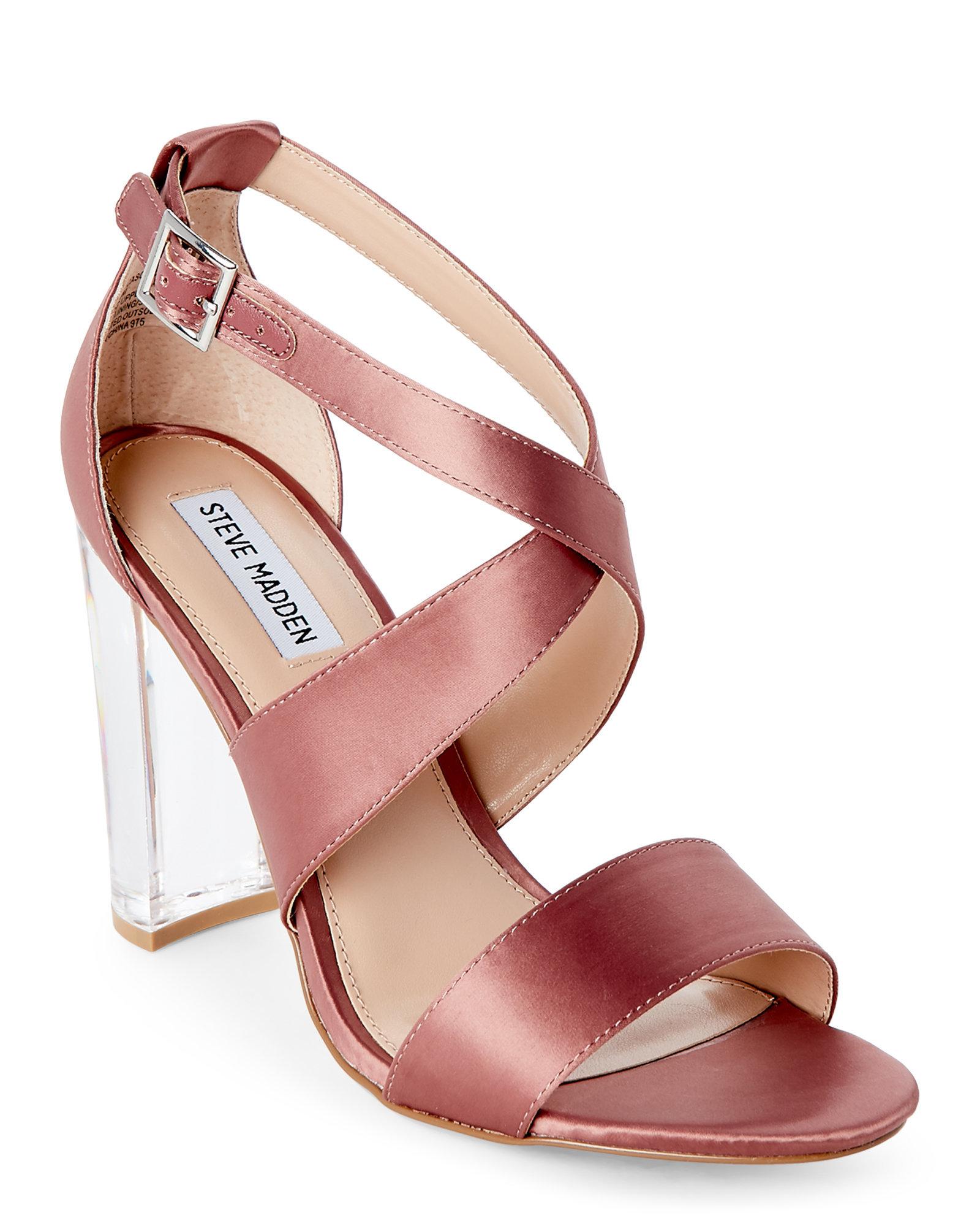 steve madden lucite heels