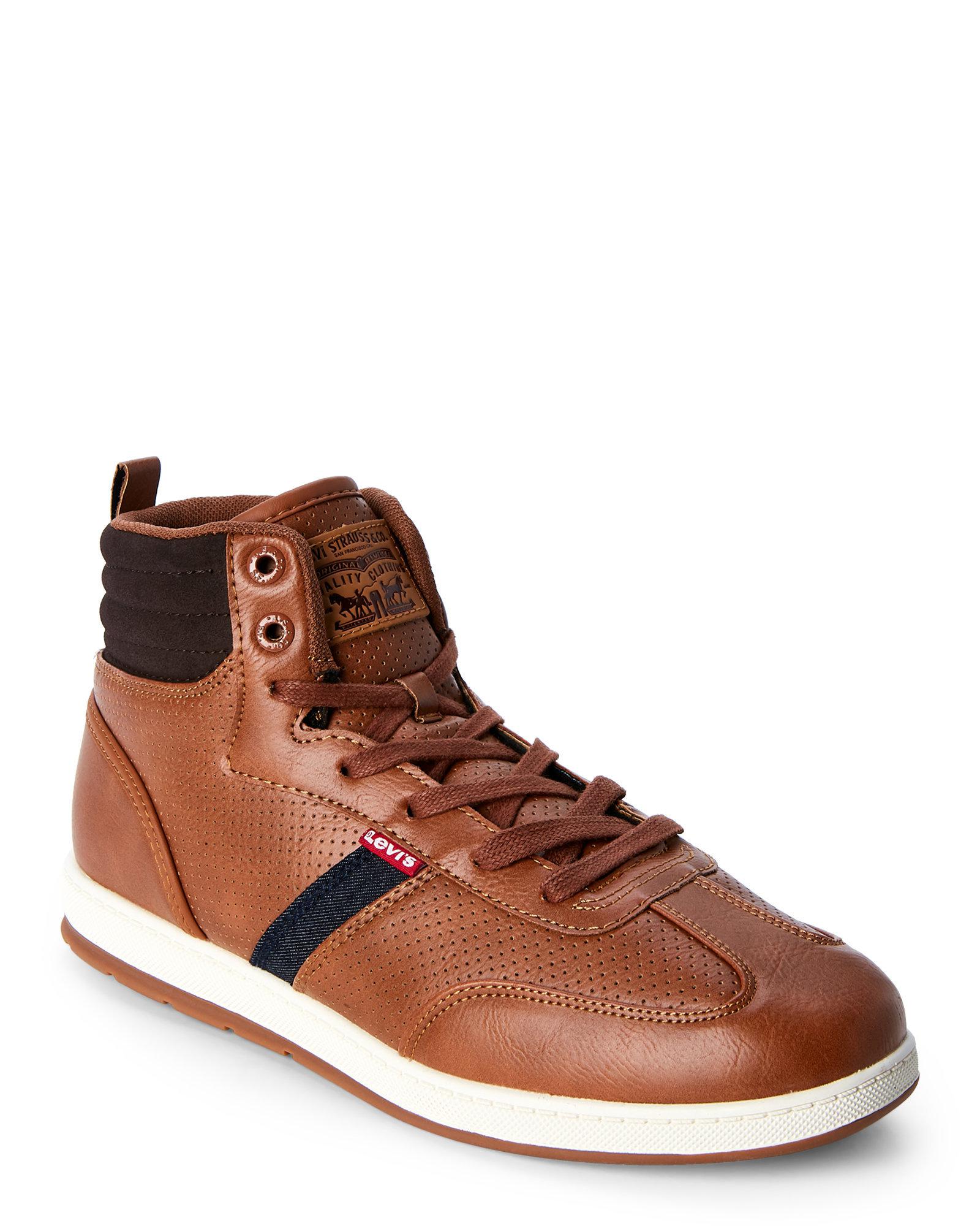 brown levis shoes