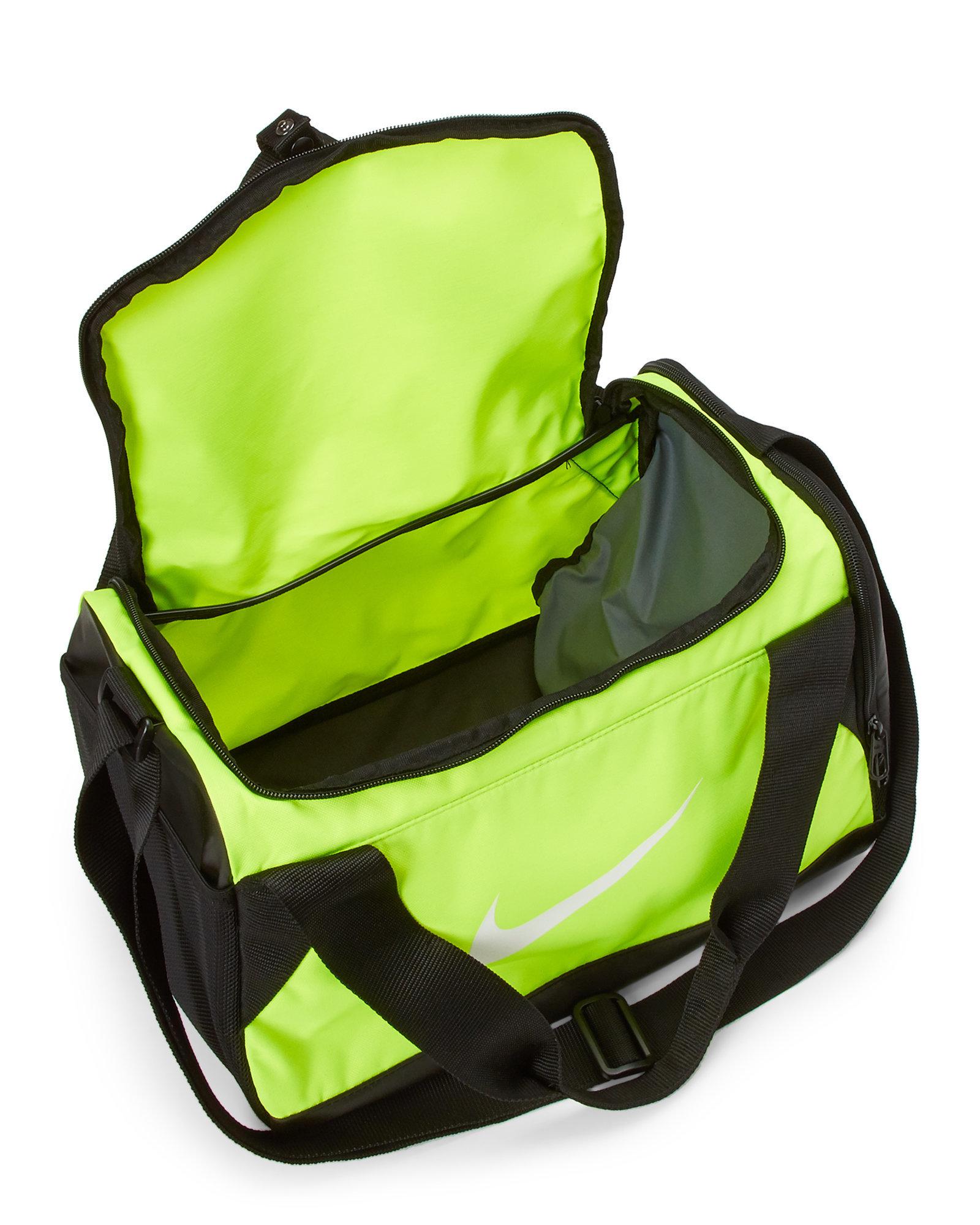 neon yellow nike backpack