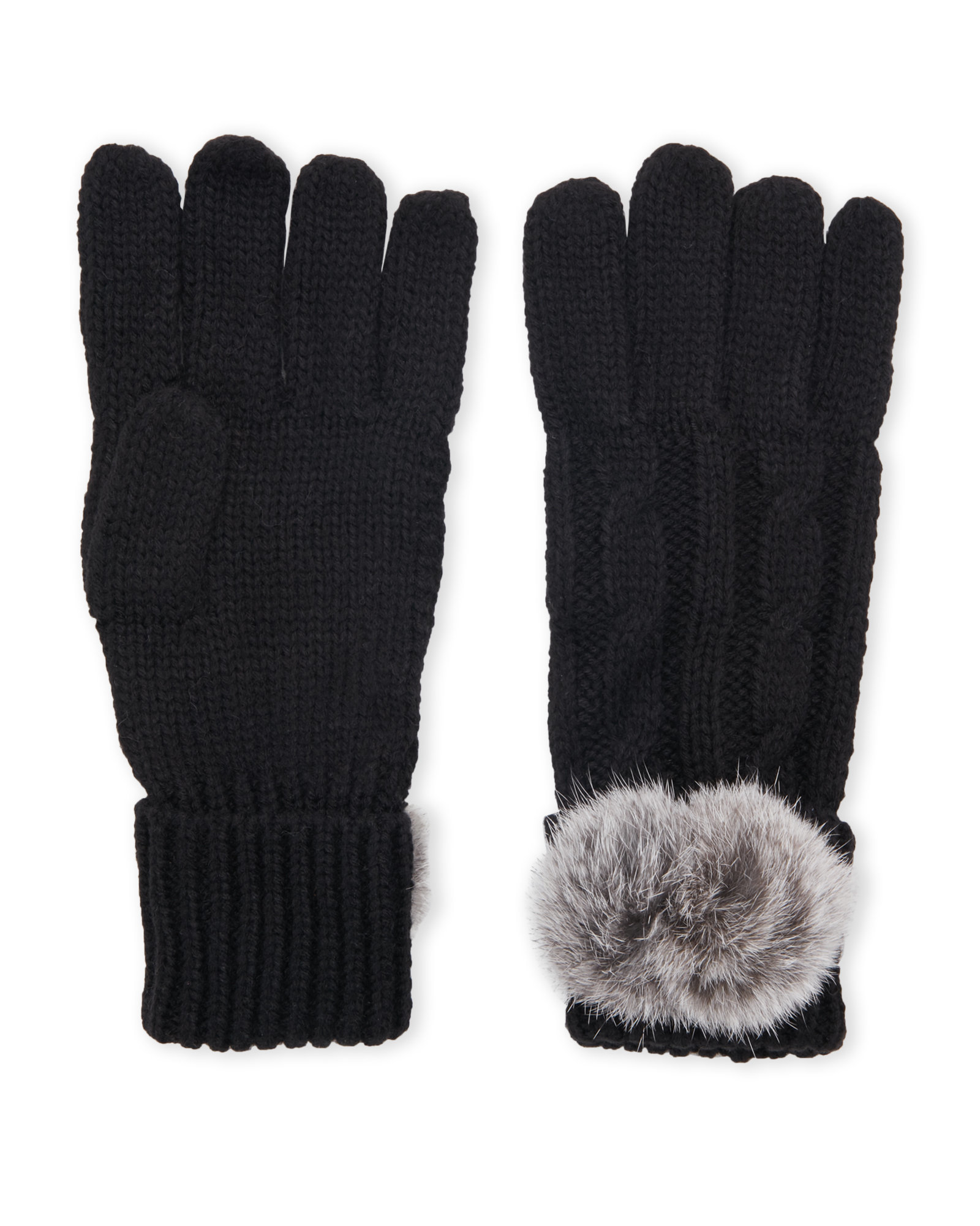 pom gloves fur pom lective Real Fur Lyst Black in Gloves Pom C Pom pom gloves fur pom lective Real Fur Lyst Black in Gloves Pom C Pom