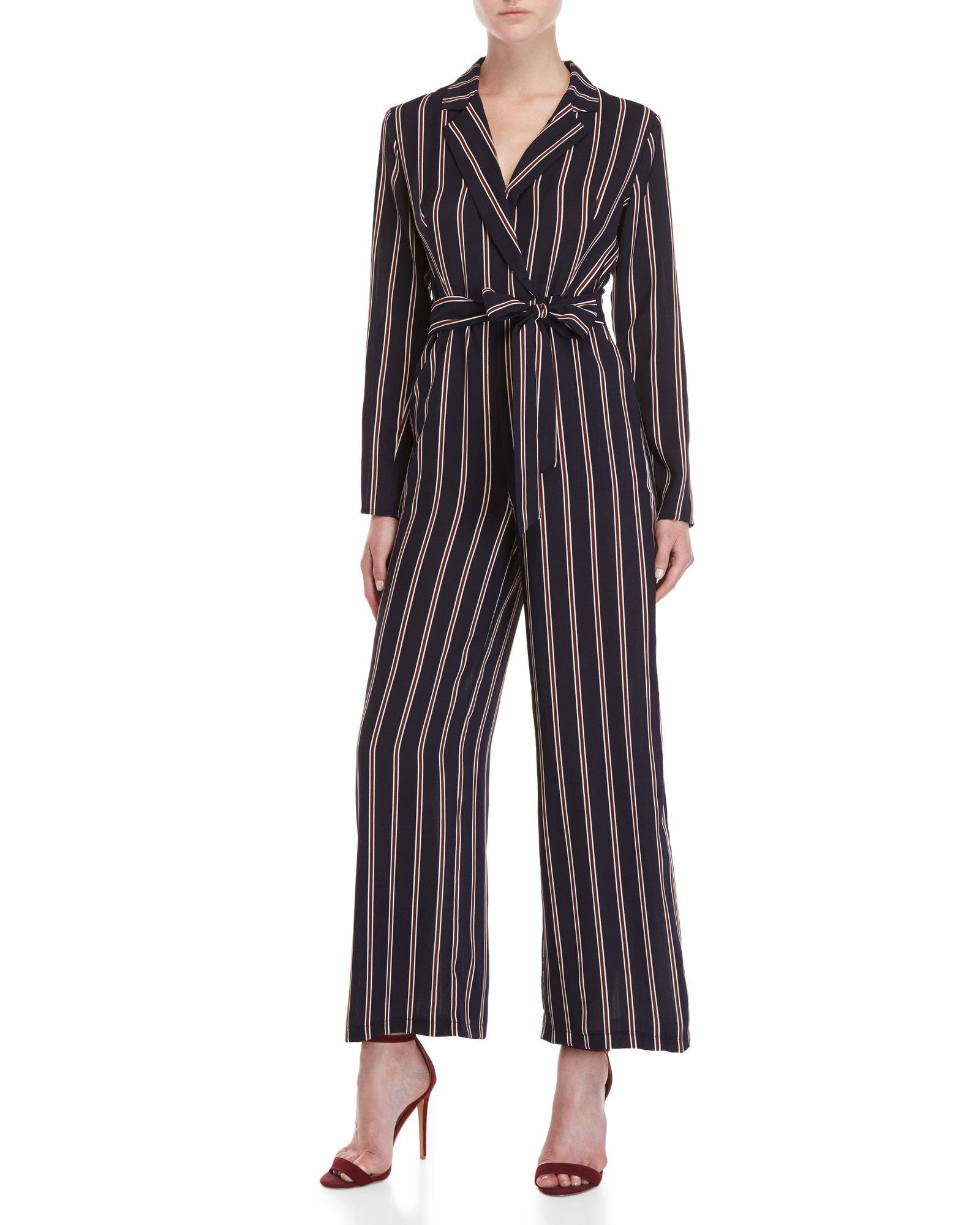 lush striped jumpsuit