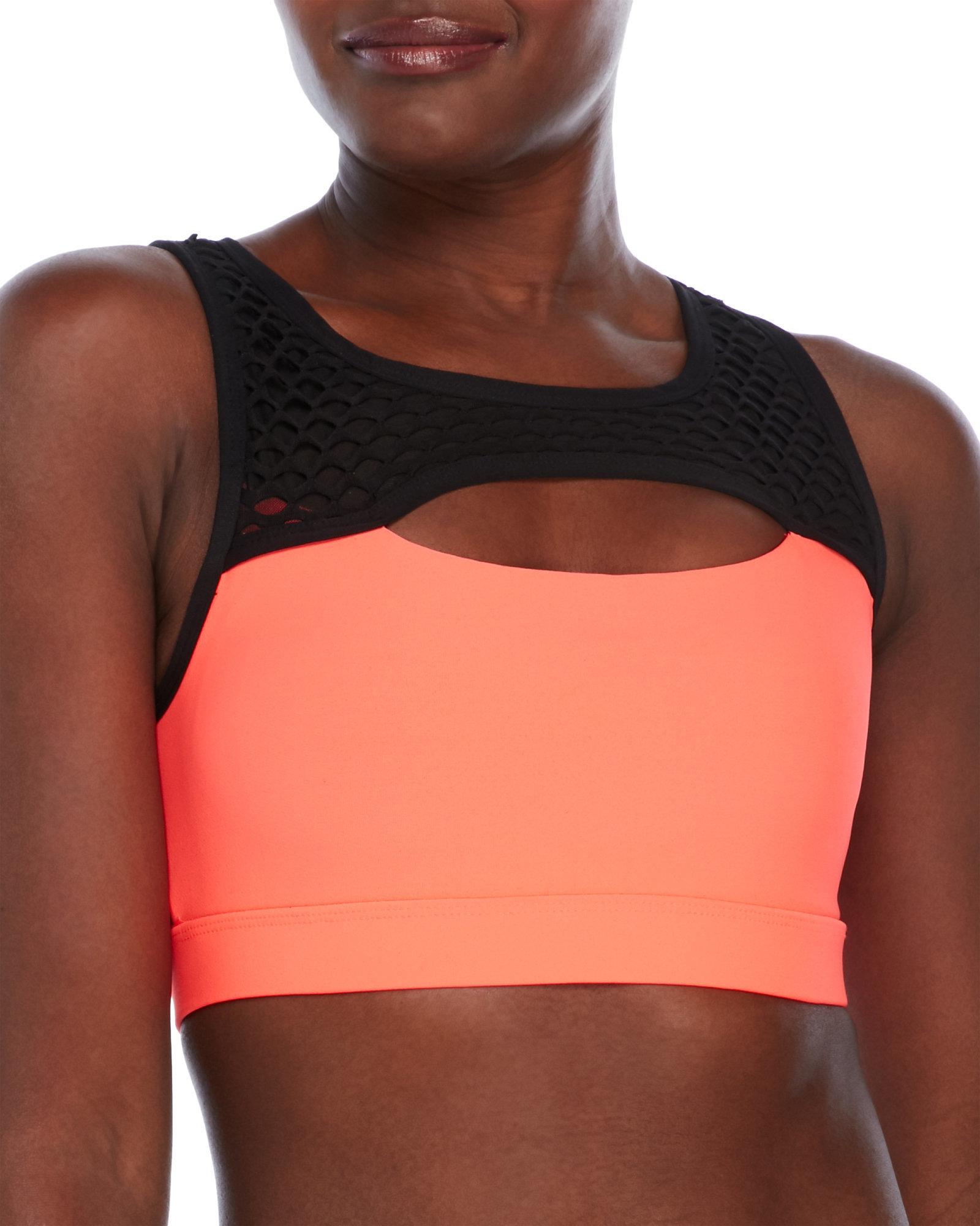 sports bra with cutouts