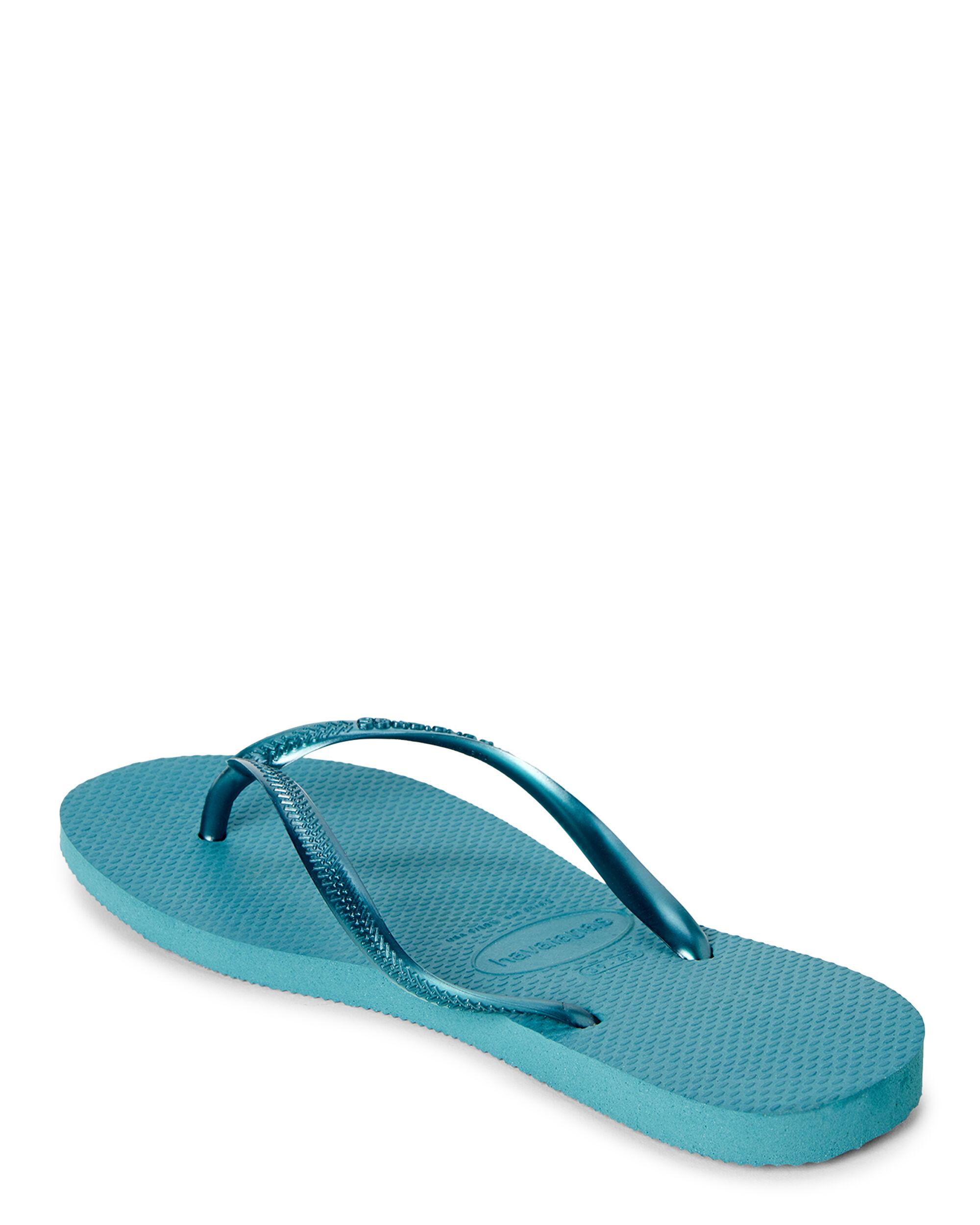havaianas slim mineral blue