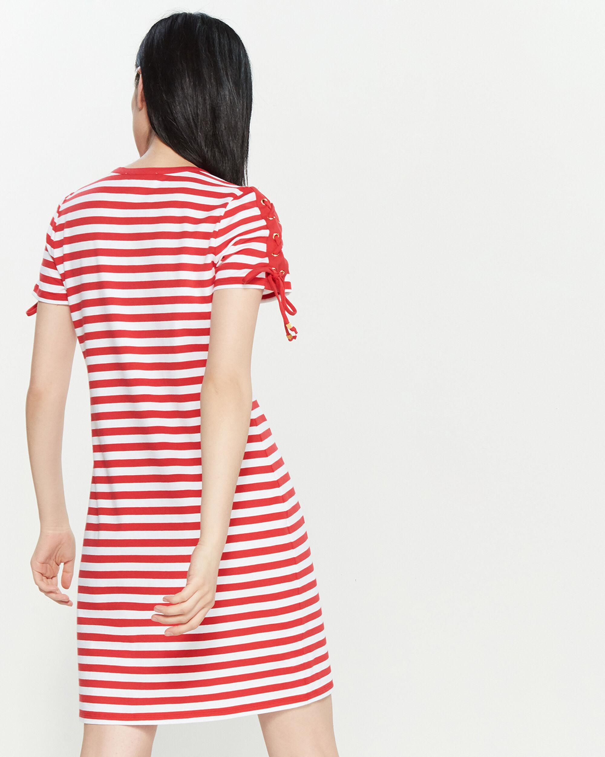 michael kors striped t shirt dress