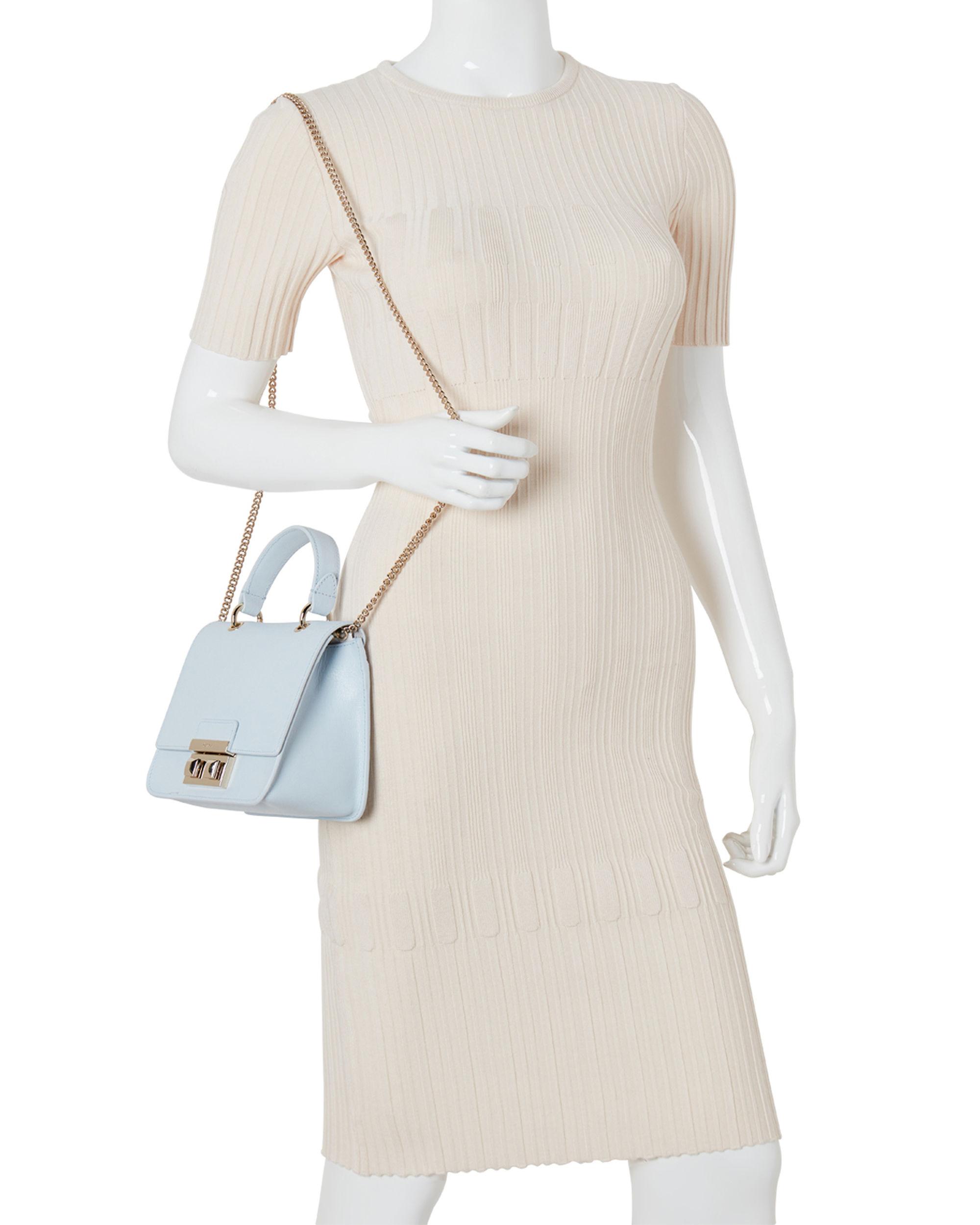 Furla Leather Bella Saffiano Mini Top Handle Bag Lyst