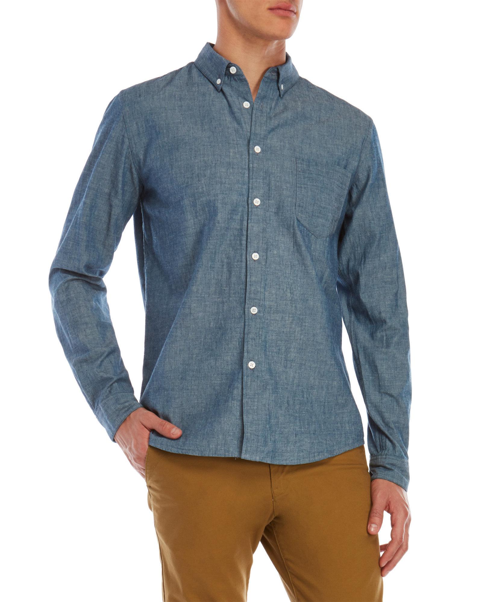 levi's chambray shirt