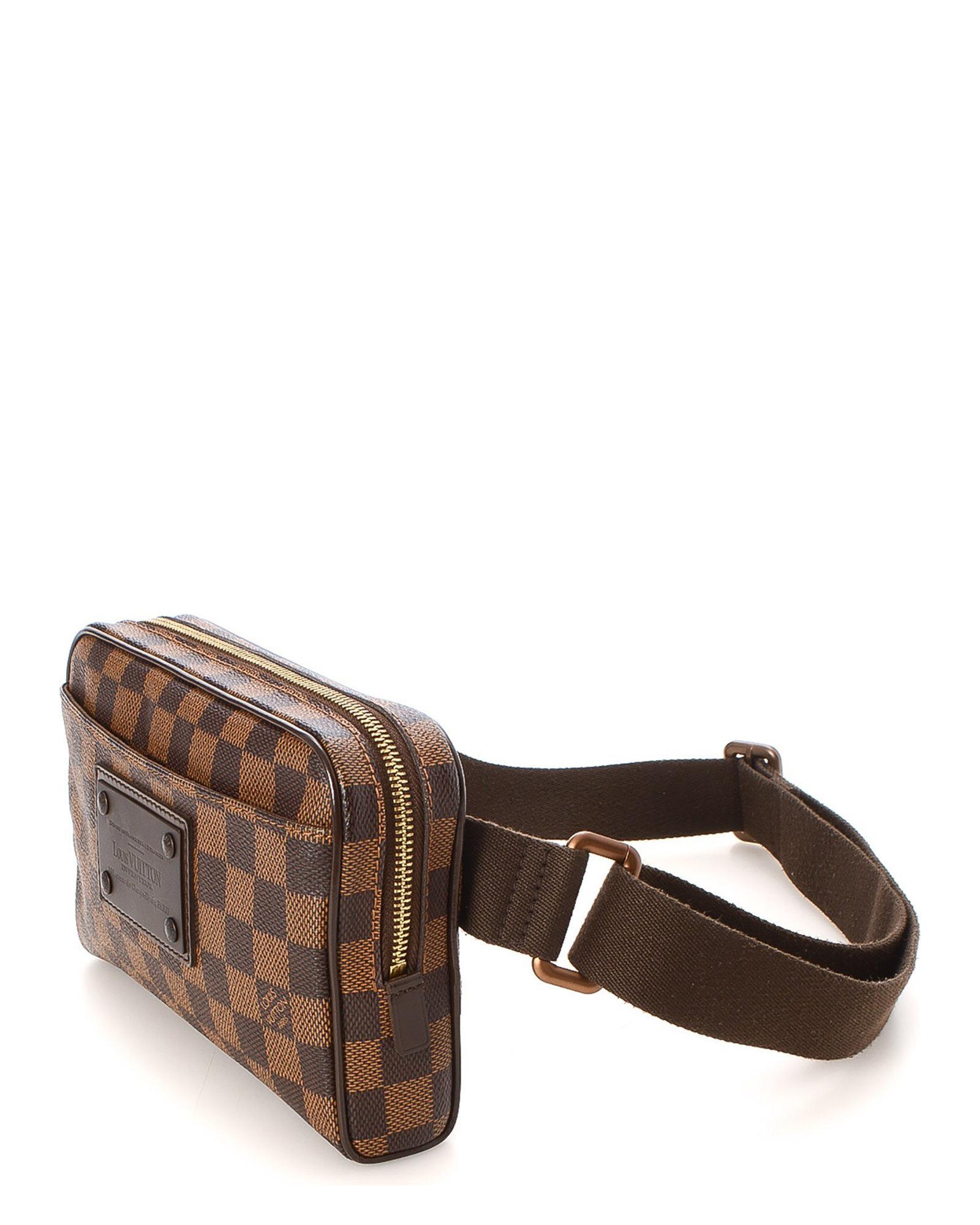 bag: Louis Vuitton Waist Belt Bag Damier Ebene