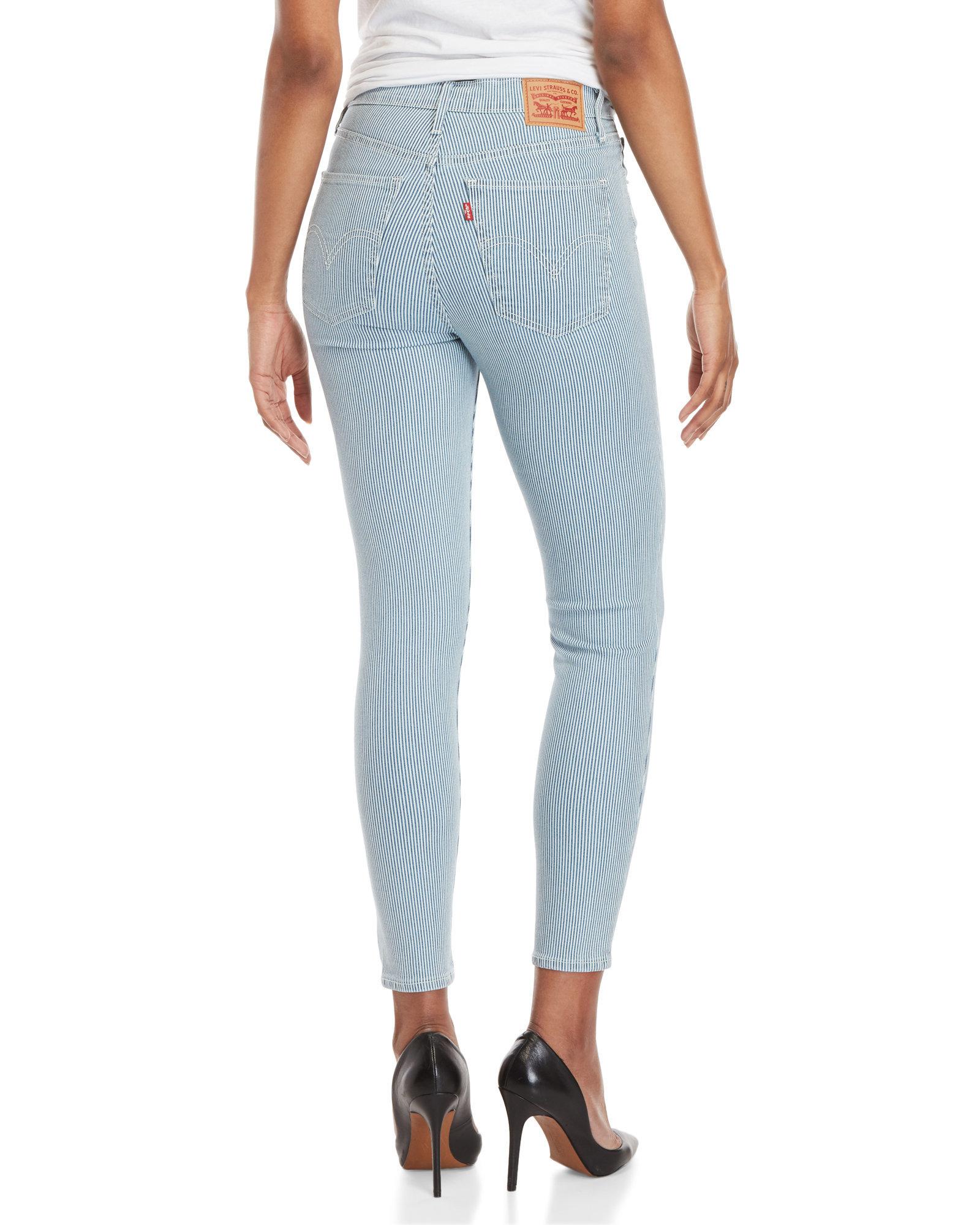 levi striped jeans