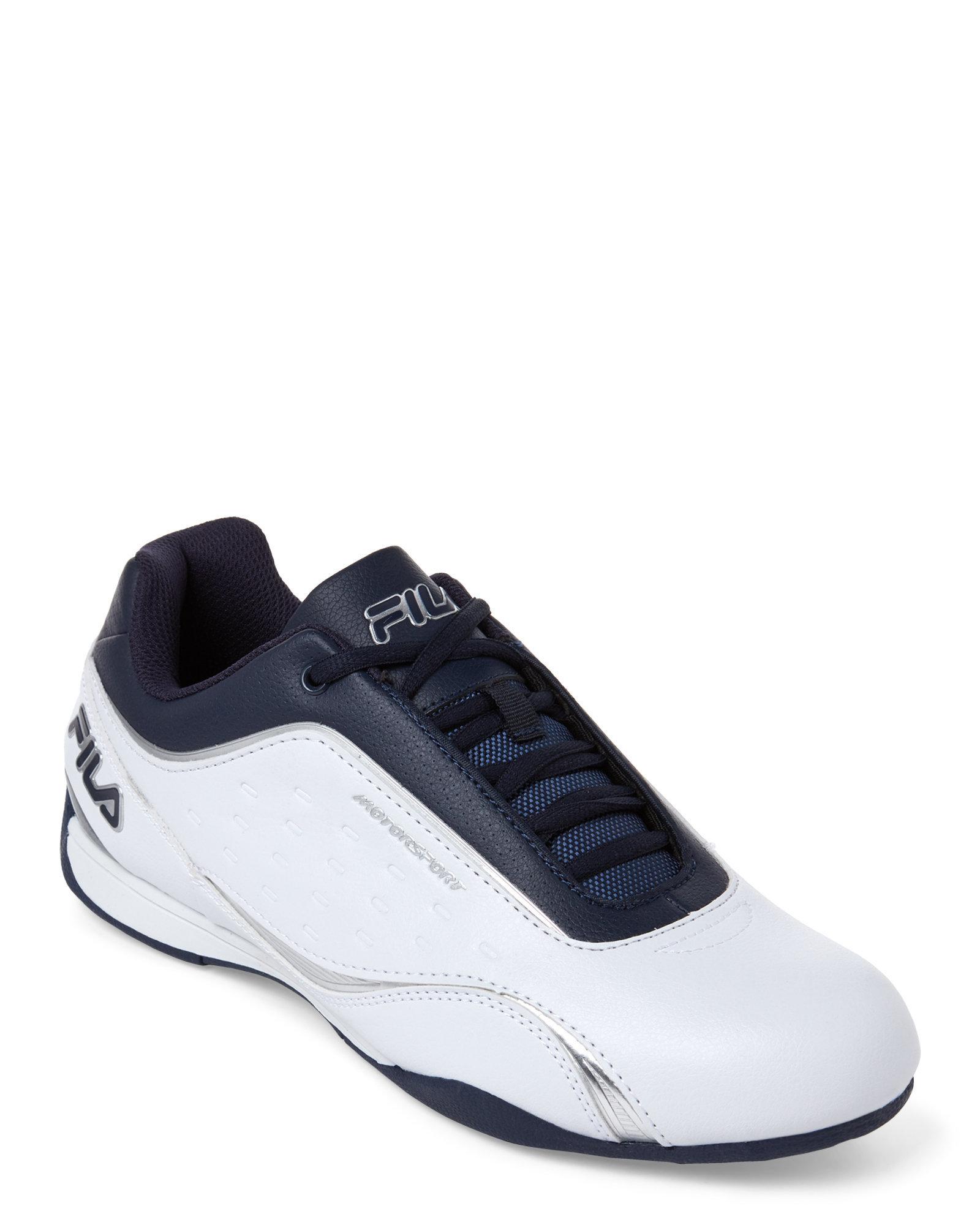 fila motorsport shoes white