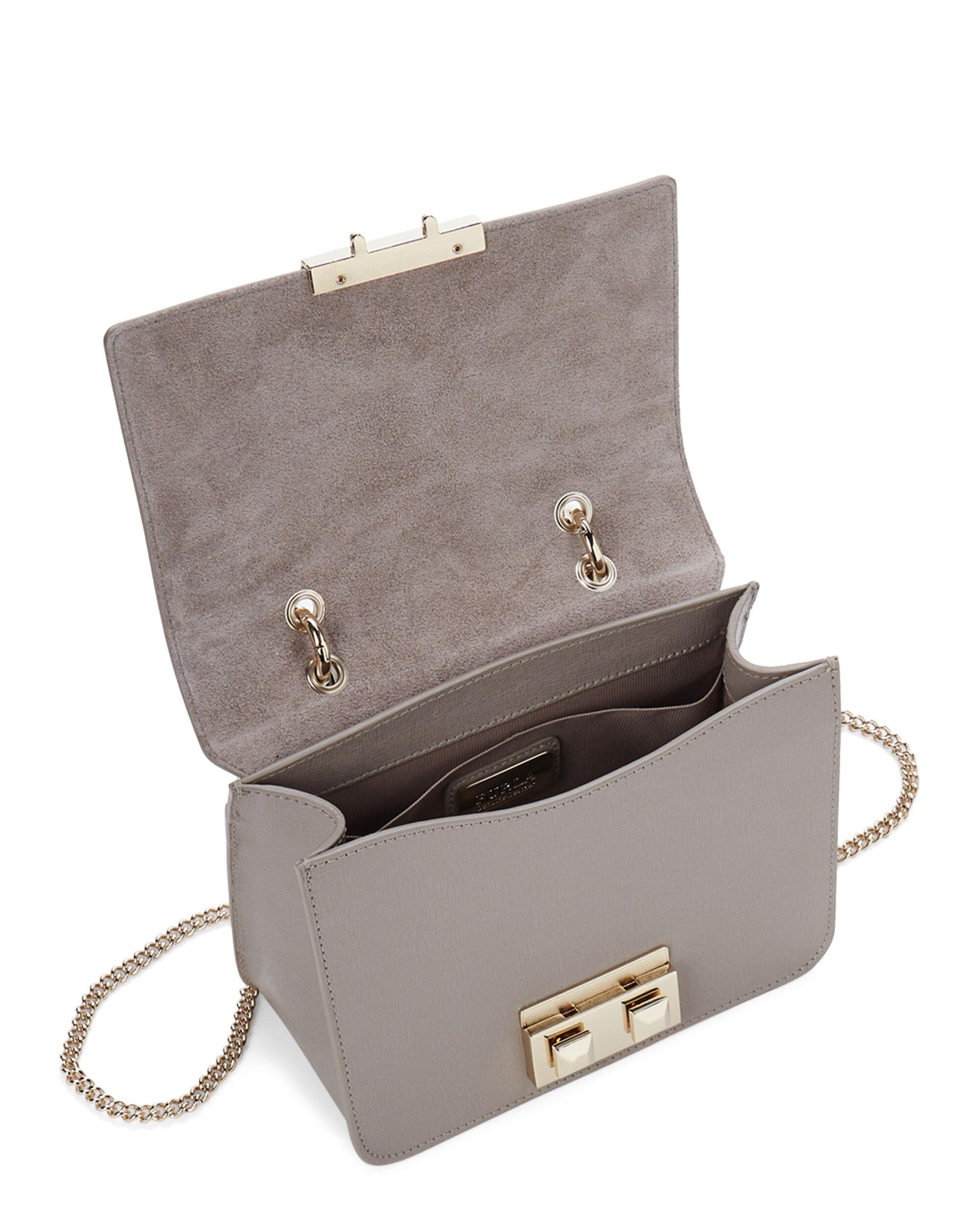 Furla Leather Sabbia Bella Mini Top Handle Saffiano Crossbody Lyst