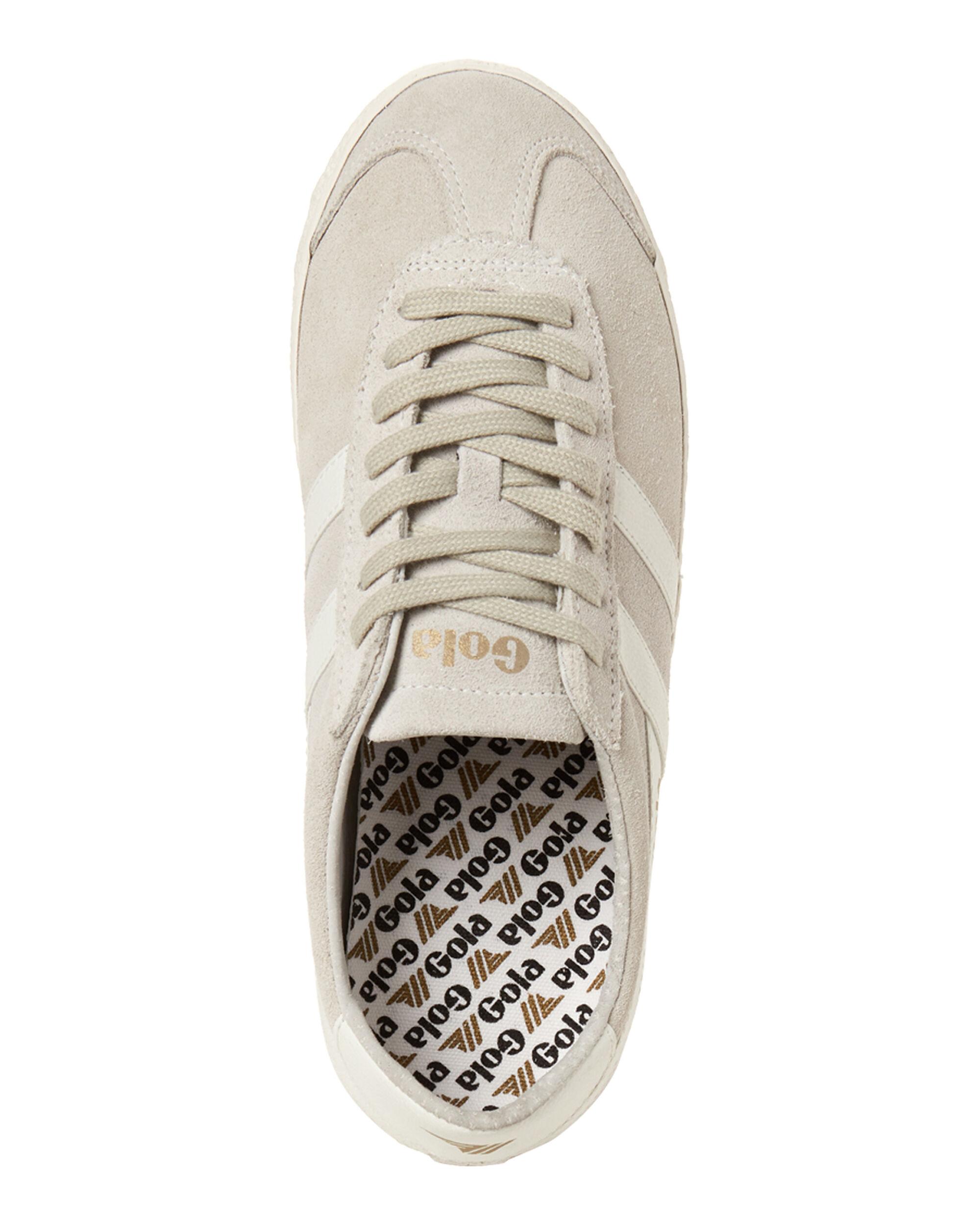 Gola Off-white & White Specialist Suede Low-top Sneakers - Lyst