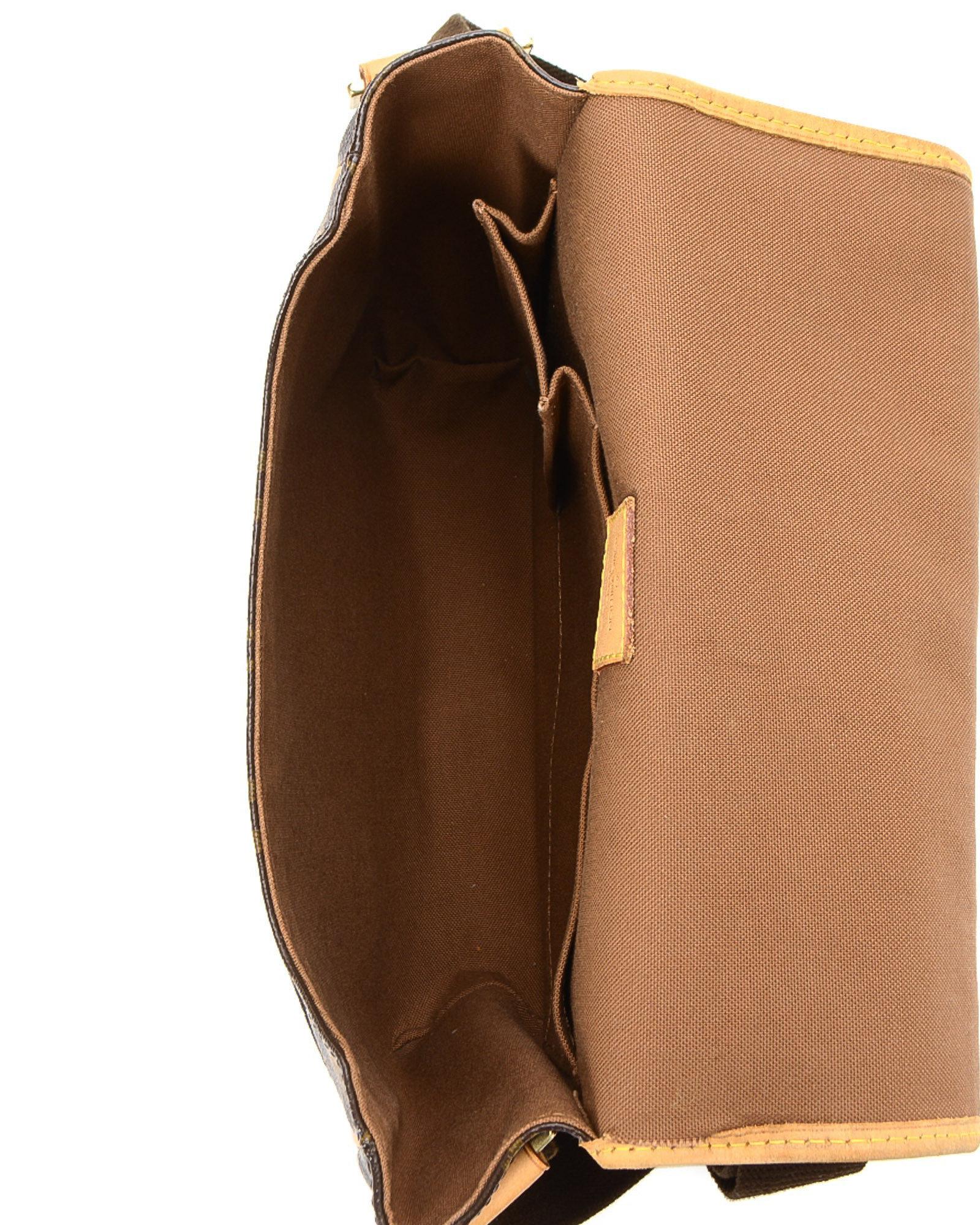 Louis Vuitton Canvas Messenger Bag - Vintage in Brown for Men - Lyst