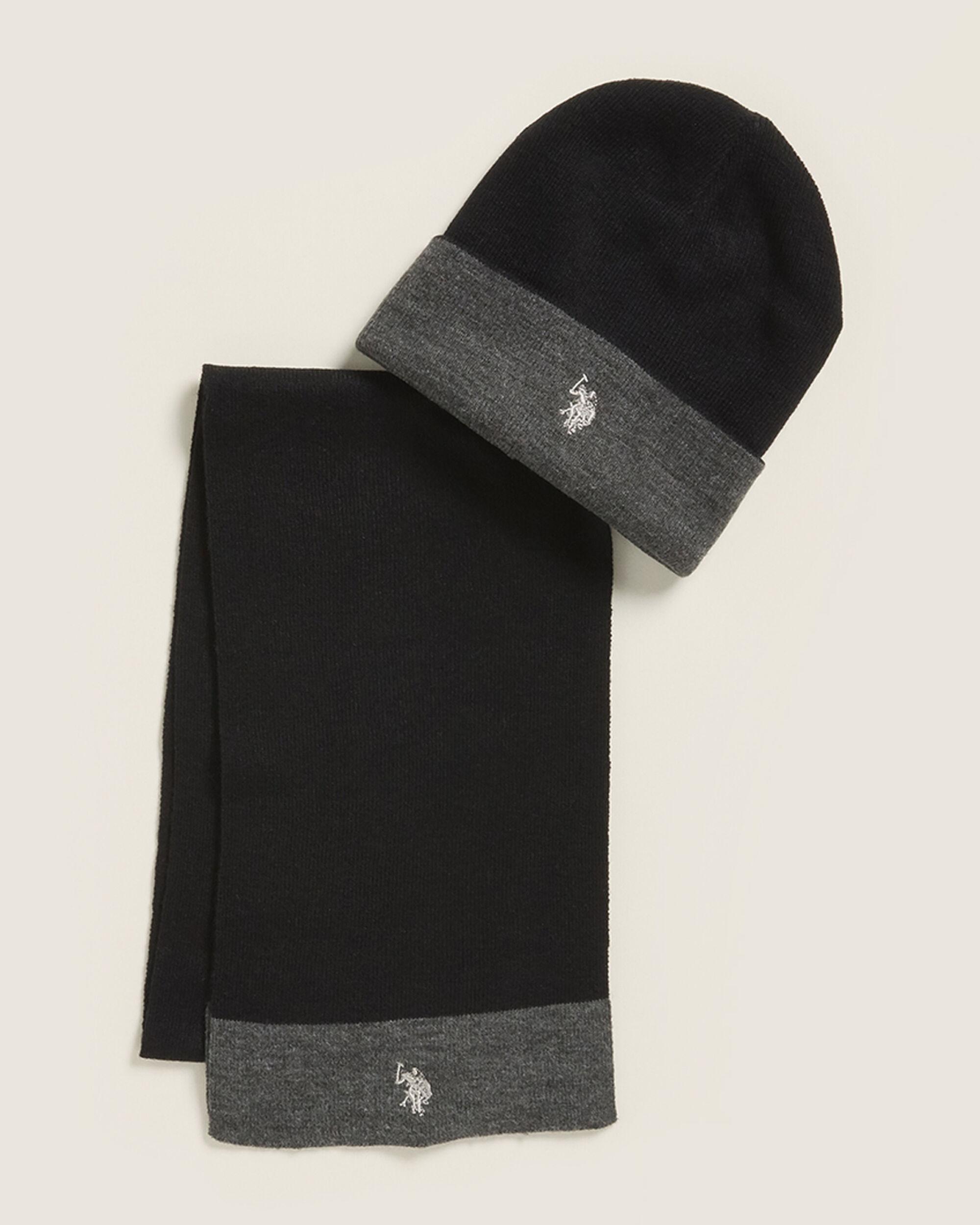 100/% Acrylic Beanie Hat Polo Assn U.S Mens Fine Knit Cuffed Winter Beanie