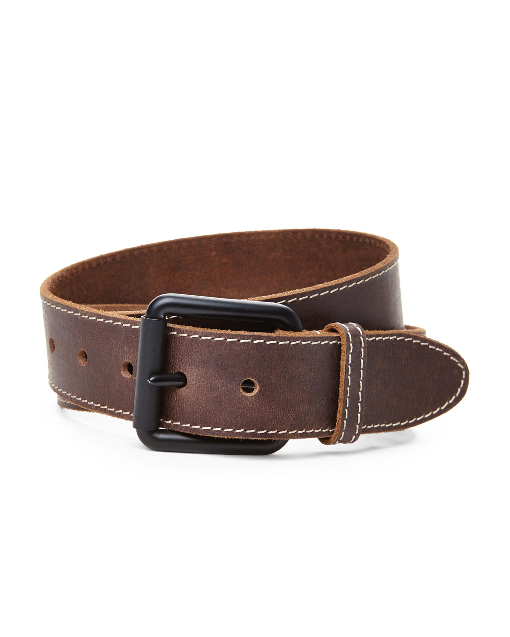 Timberland Leather Belt in Brown for Men - Lyst