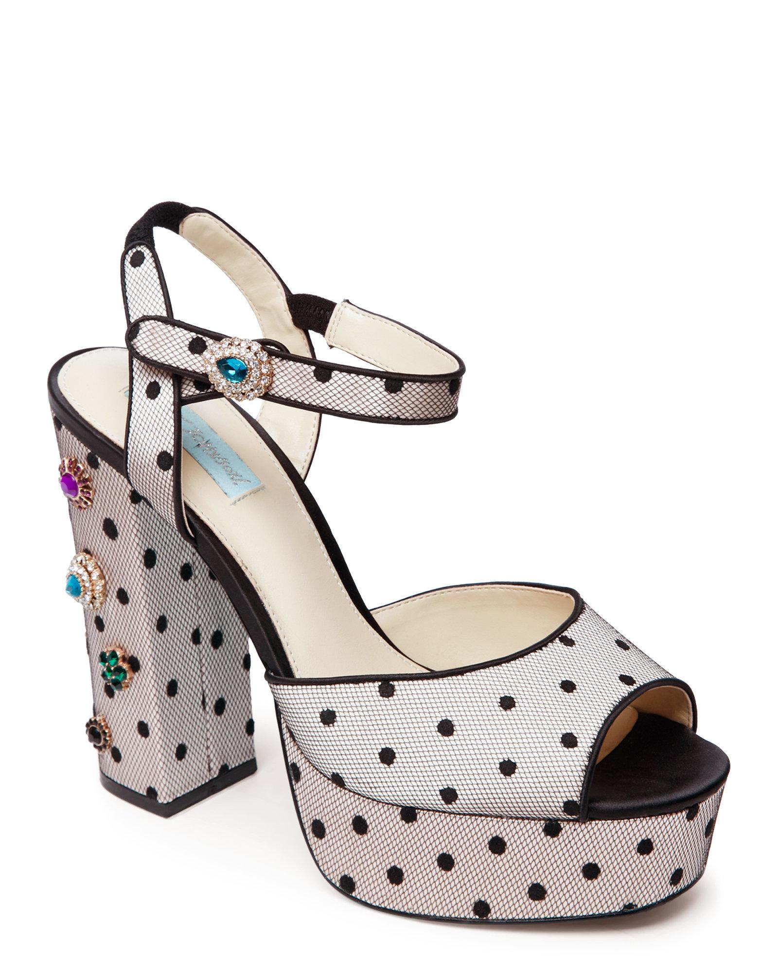 betsey johnson platform shoes