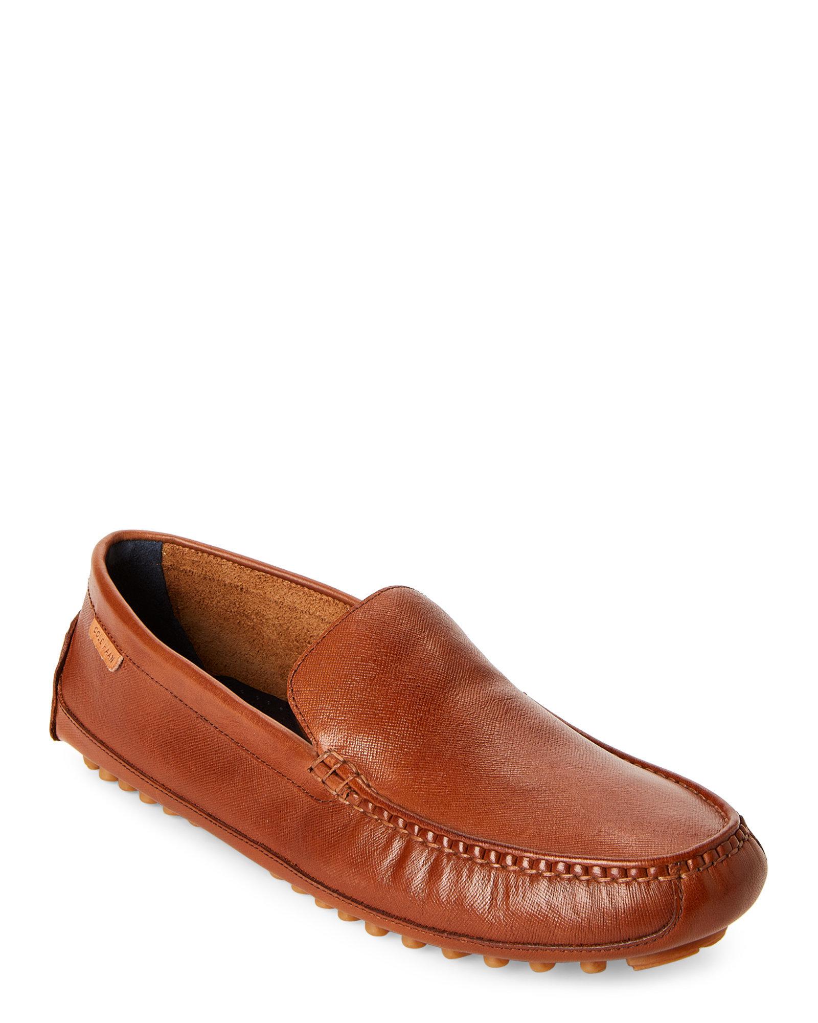 Cole Haan Leather British Tan Coburn Venetian Driving Loafers in Brown ...
