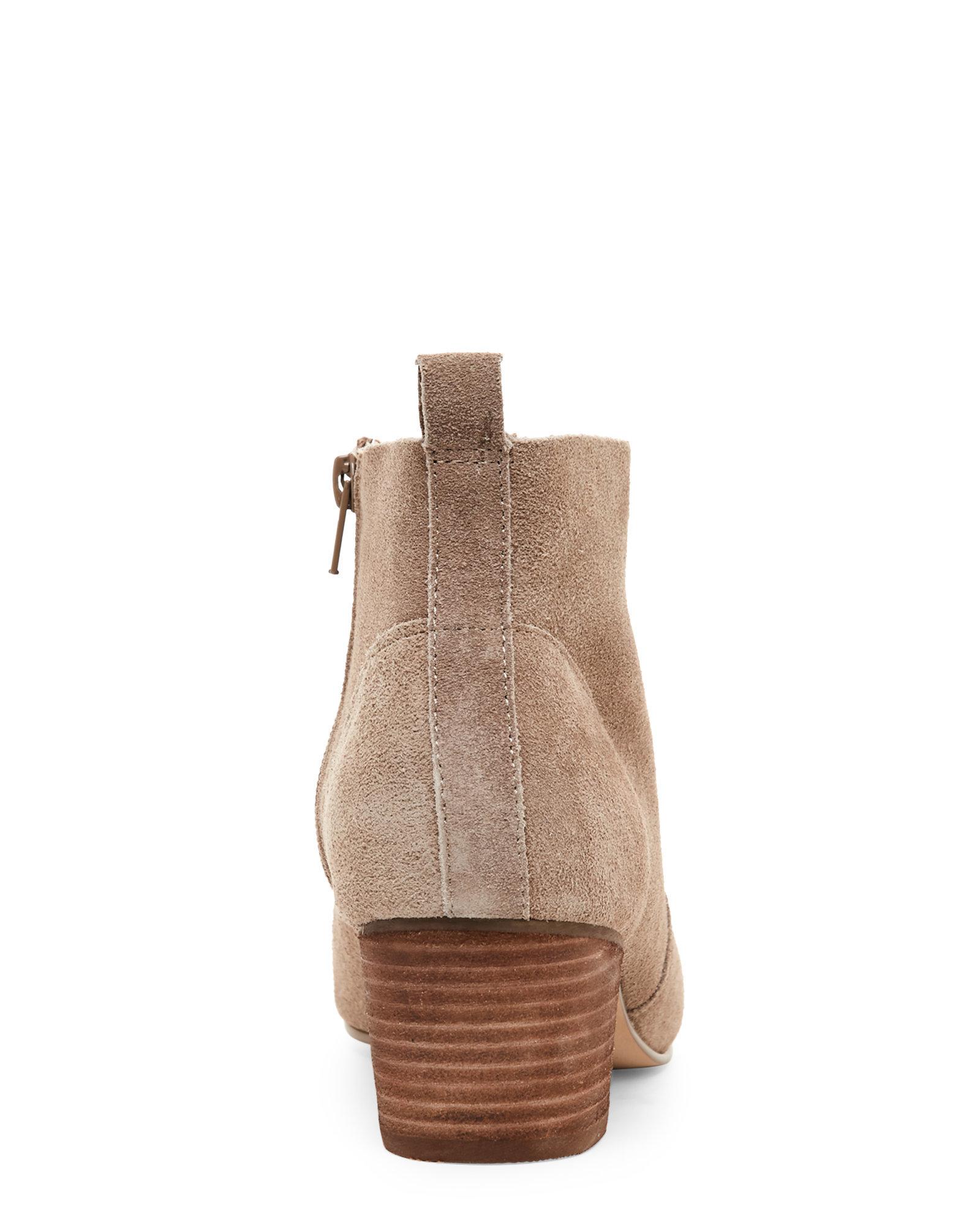 steve madden taupe suede booties