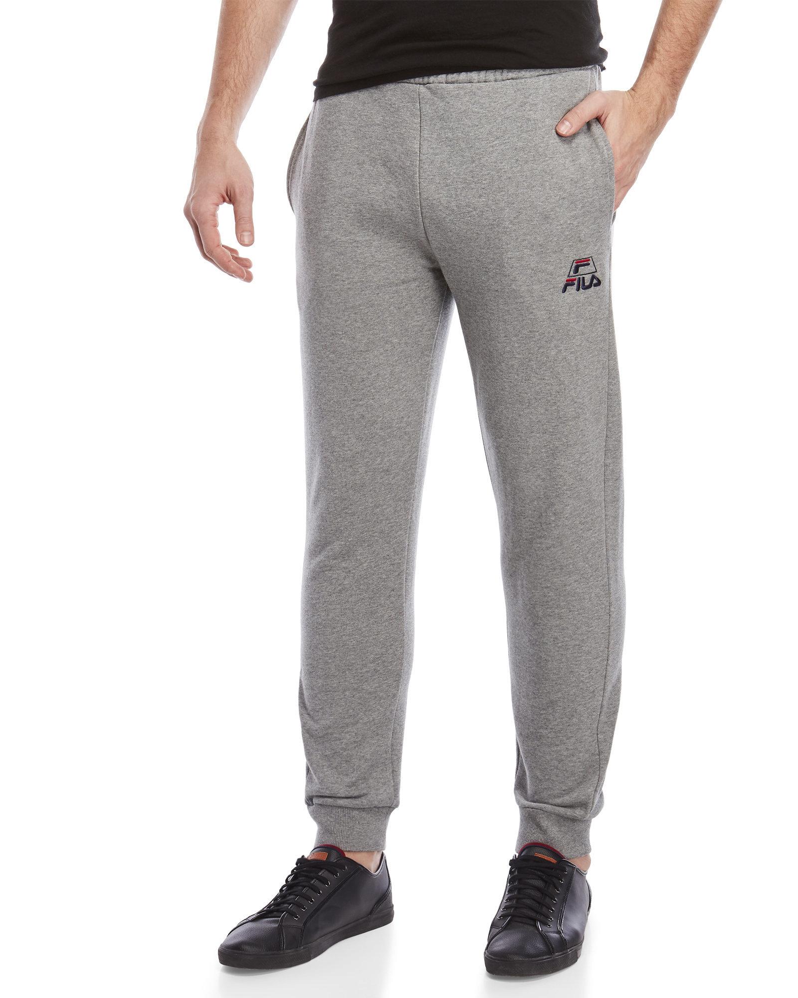 gray fila sweatpants