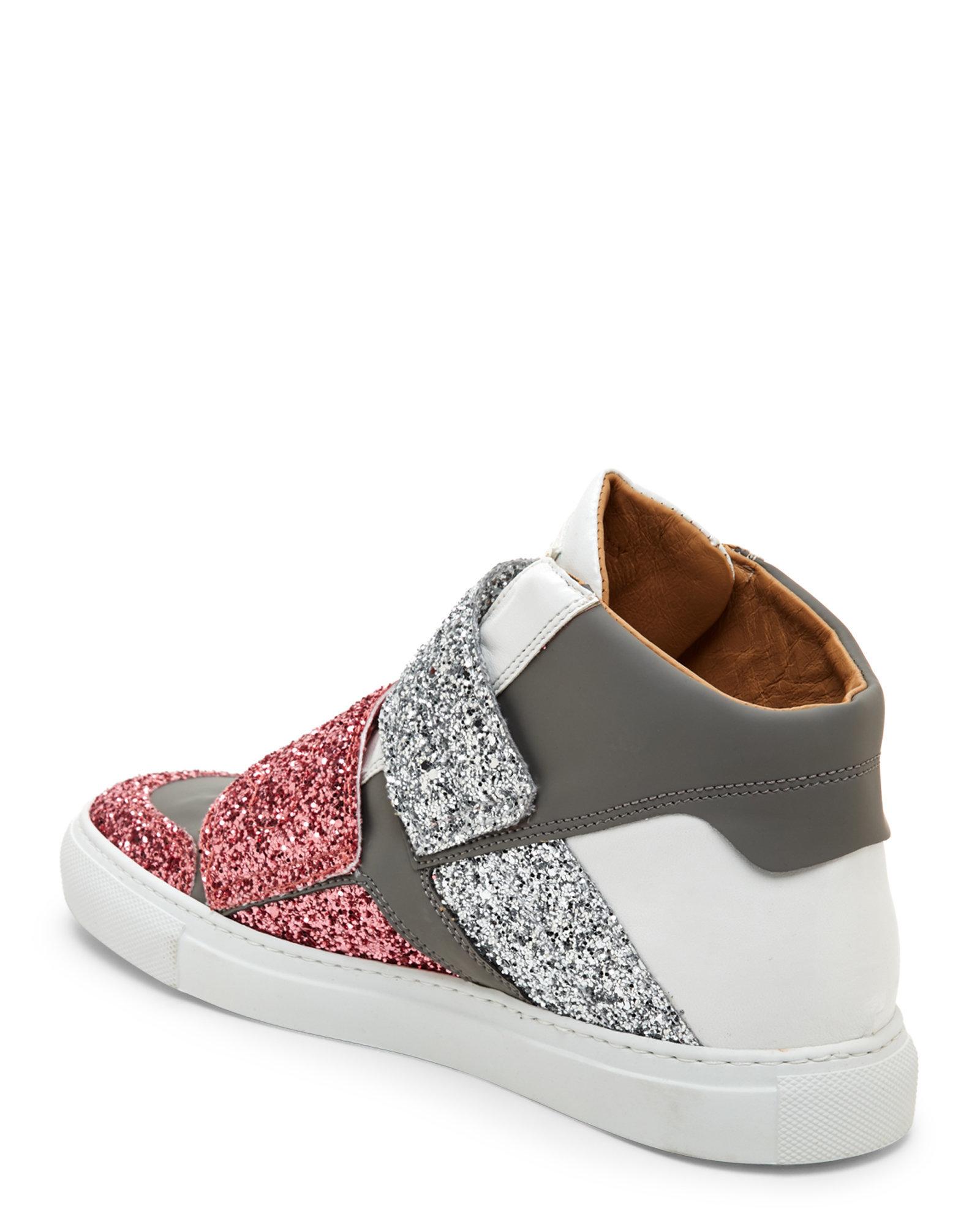 Lyst - Mm6 By Maison Martin Margiela Glitter High Top Sneakers