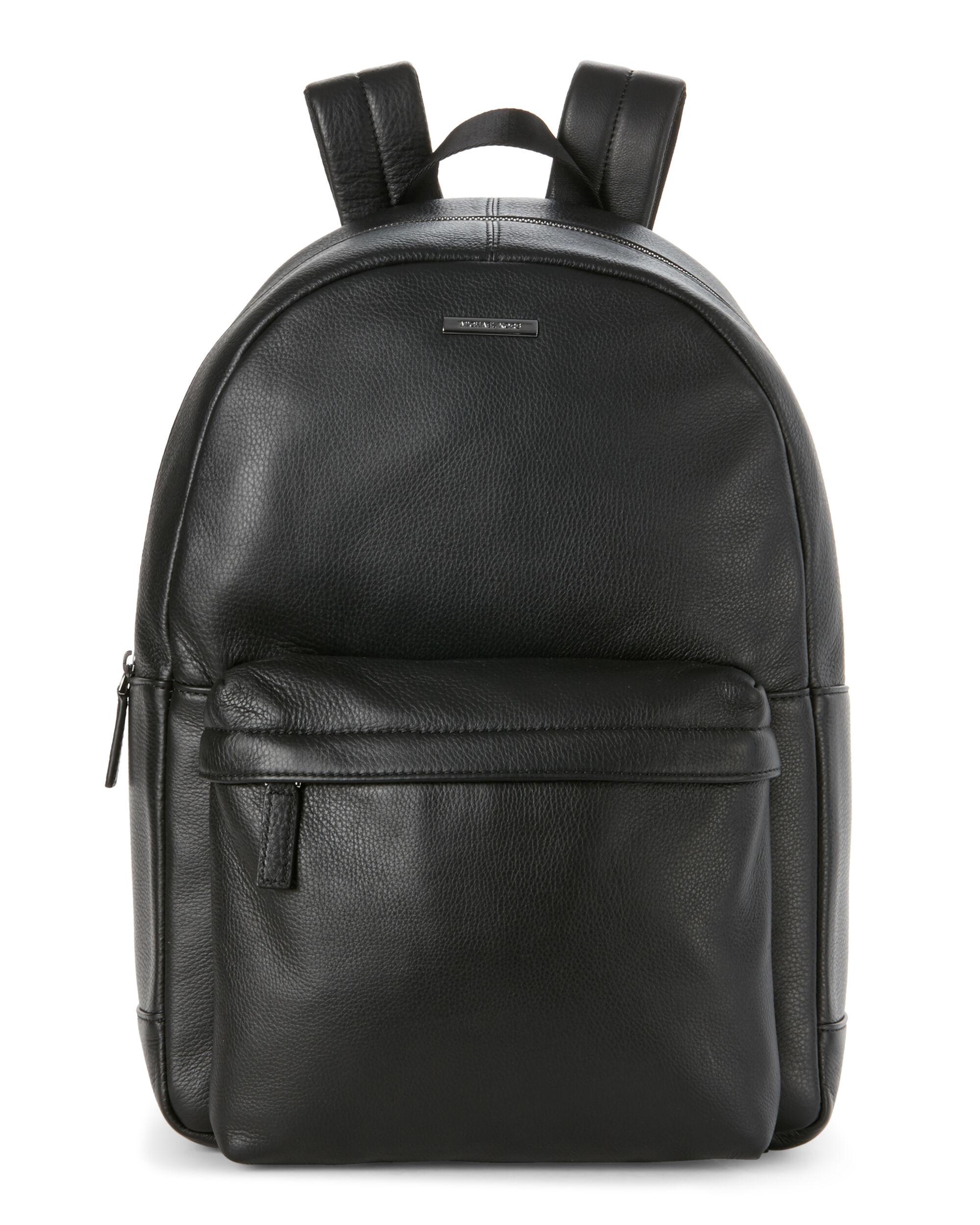 Michael Kors Stephen Leather Backpack in Black for Men - Lyst