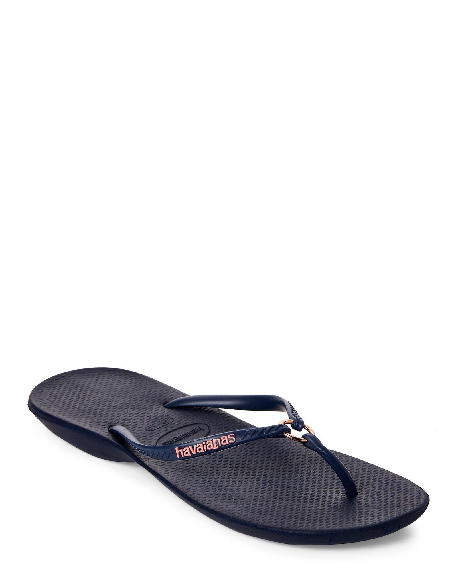 havaianas ring flip flops