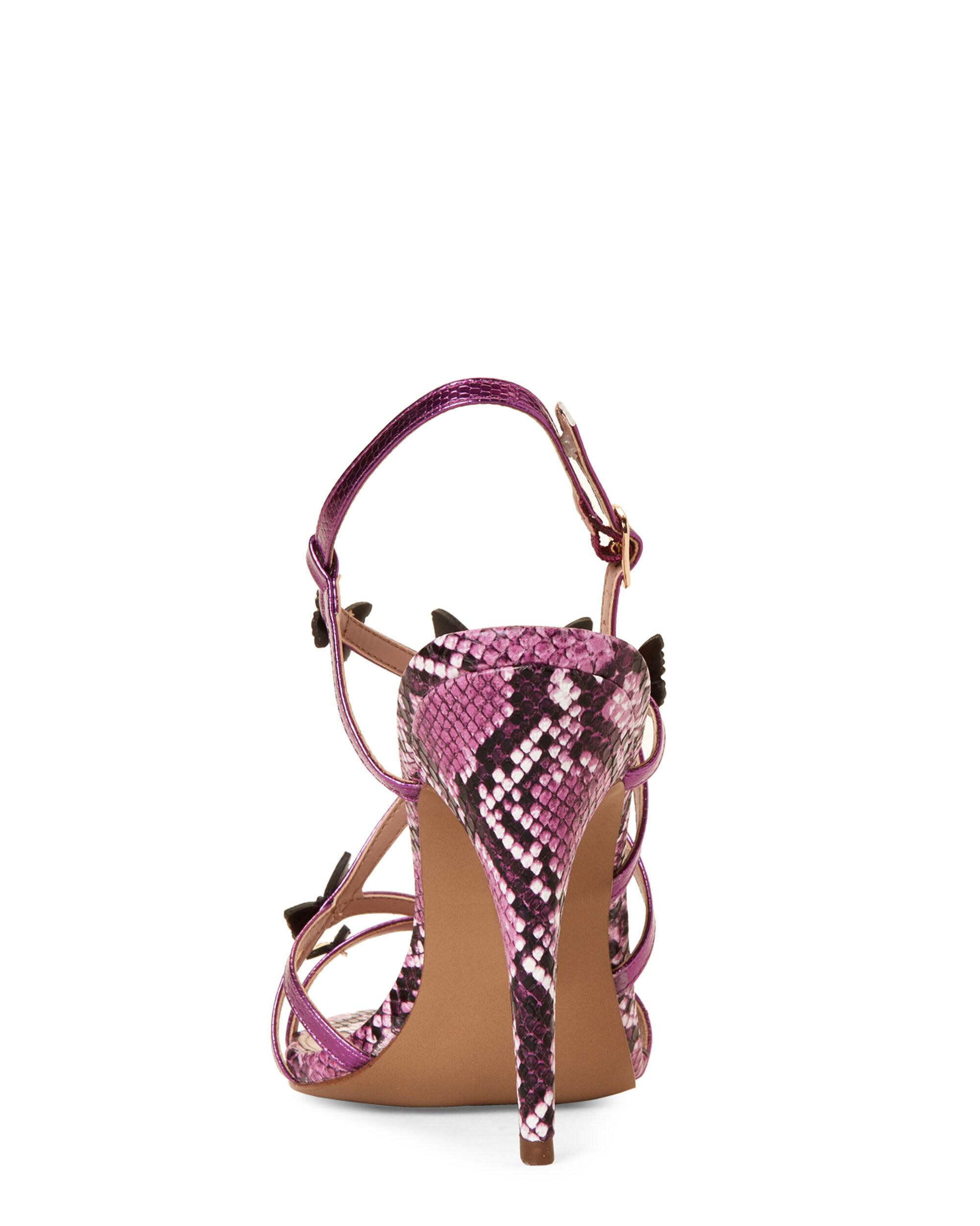 Betsey Johnson Purple Vandi Metallic Butterfly Sandals Lyst