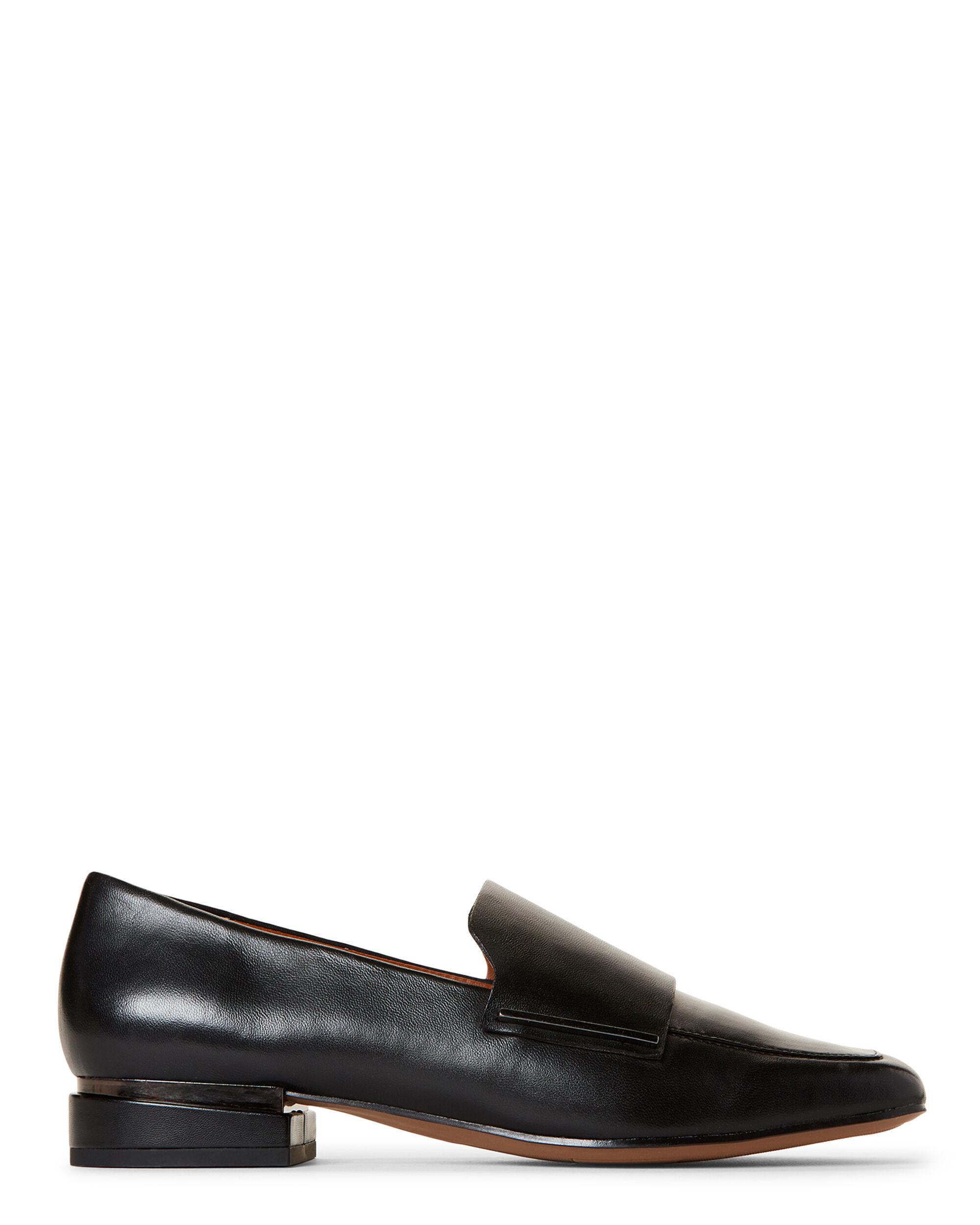 Franco Sarto Black Forever Leather Loafers - Lyst