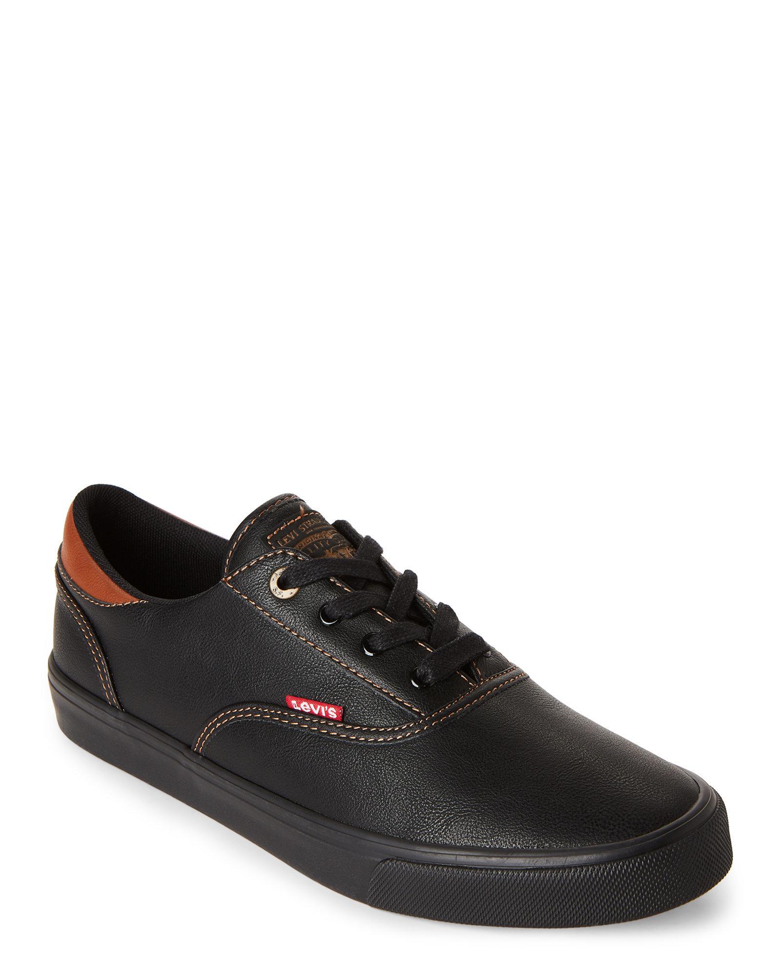 levis Black Tan Black Tan Ethan Nappa Low top Sneakers.jpeg