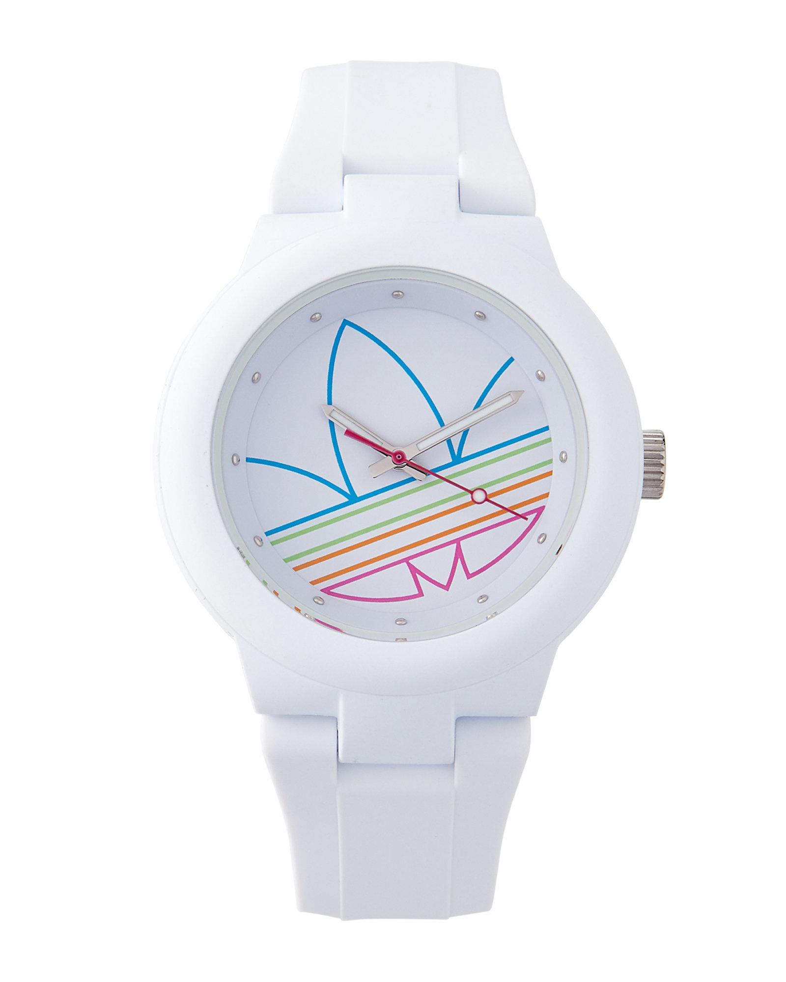 adidas watch white