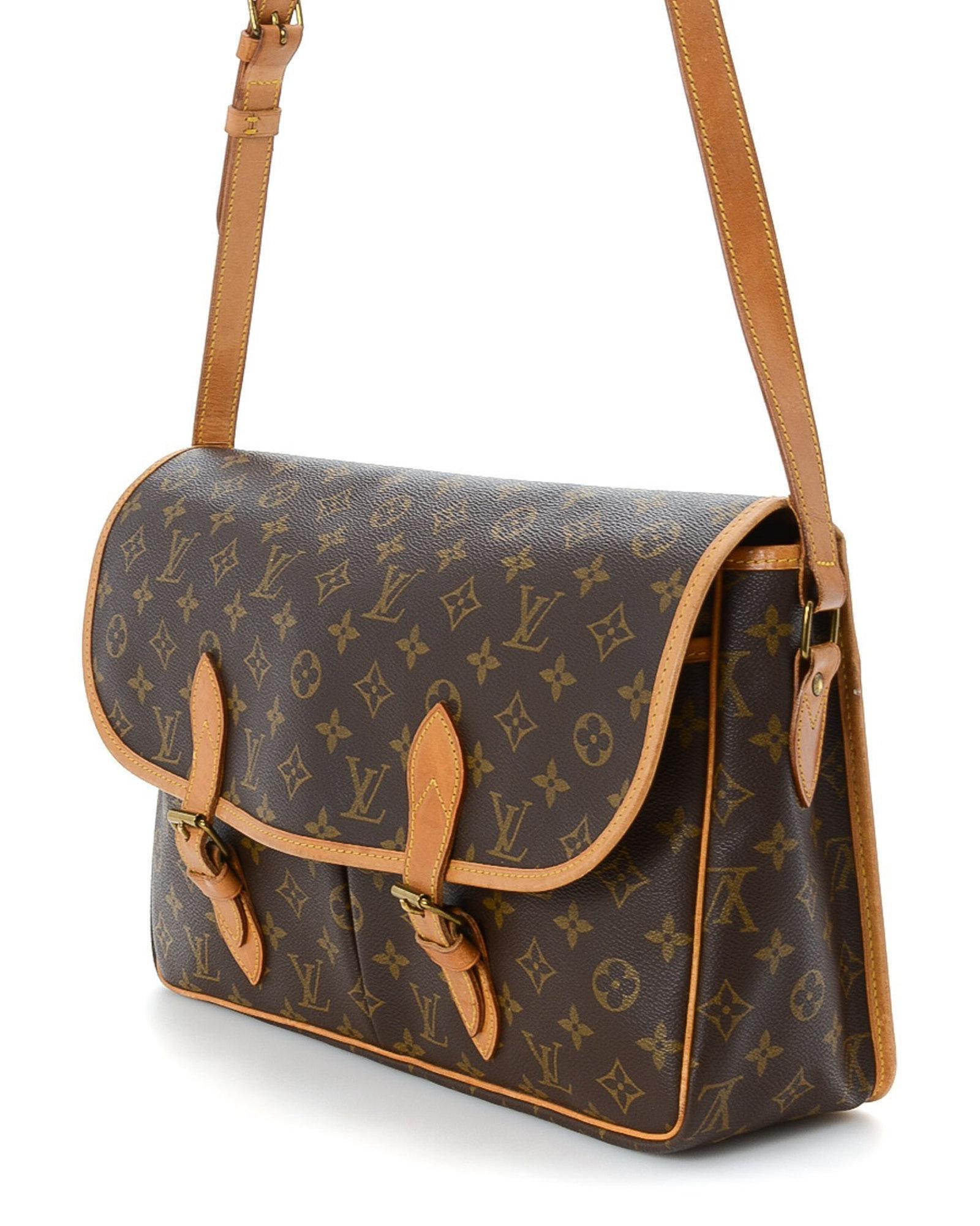 Louis Vuitton Canvas Sac Gibeciere Gm Messenger Bag - Vintage in Brown for Men - Lyst