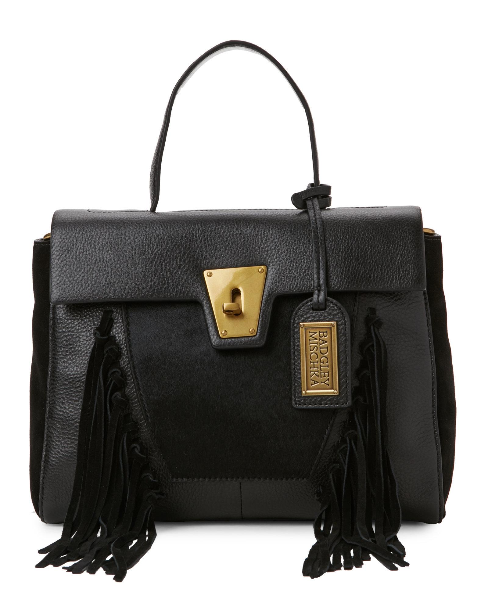 Lyst Badgley Mischka Black Farrah Shoulder Bag In Gallery