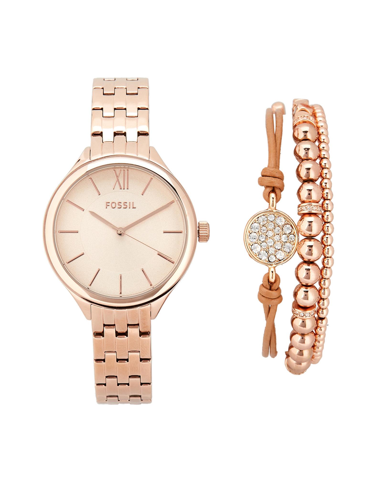 Bq3078 Rose Gold Tone Watch Bracelet Set Bq3078 Rose Gold Tone Watch Bracelet Set