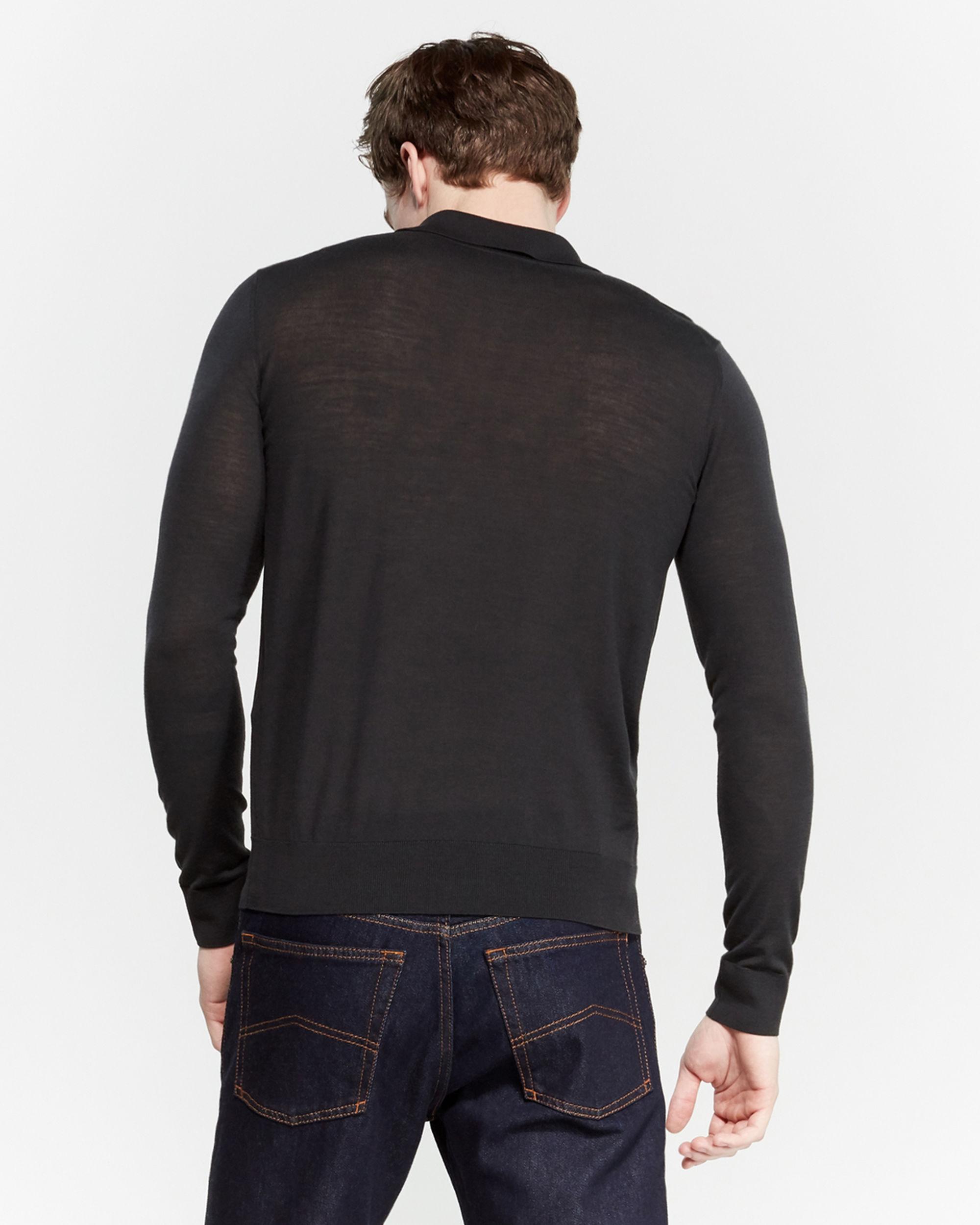 mens armani long sleeve top