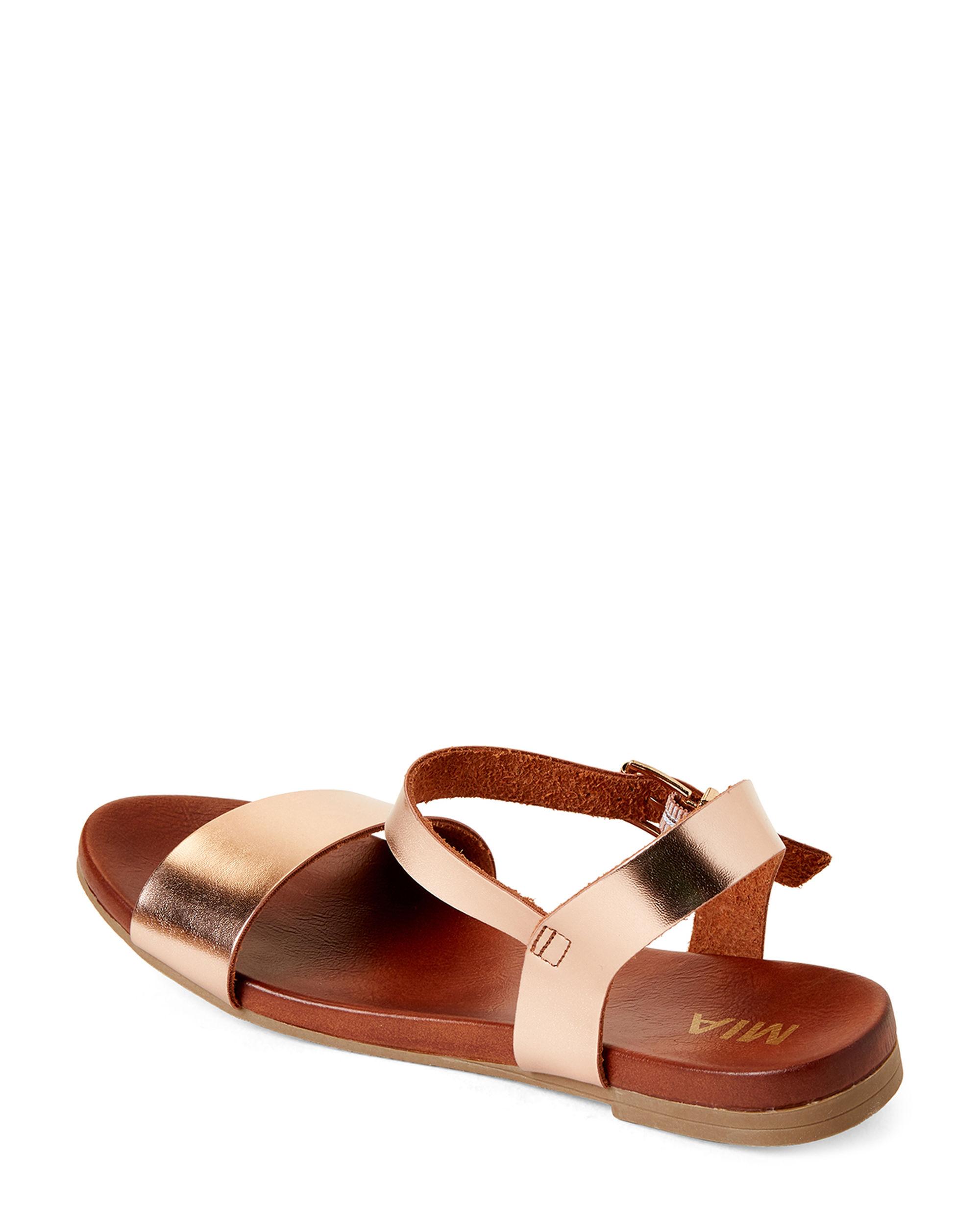 mia rose gold sandals