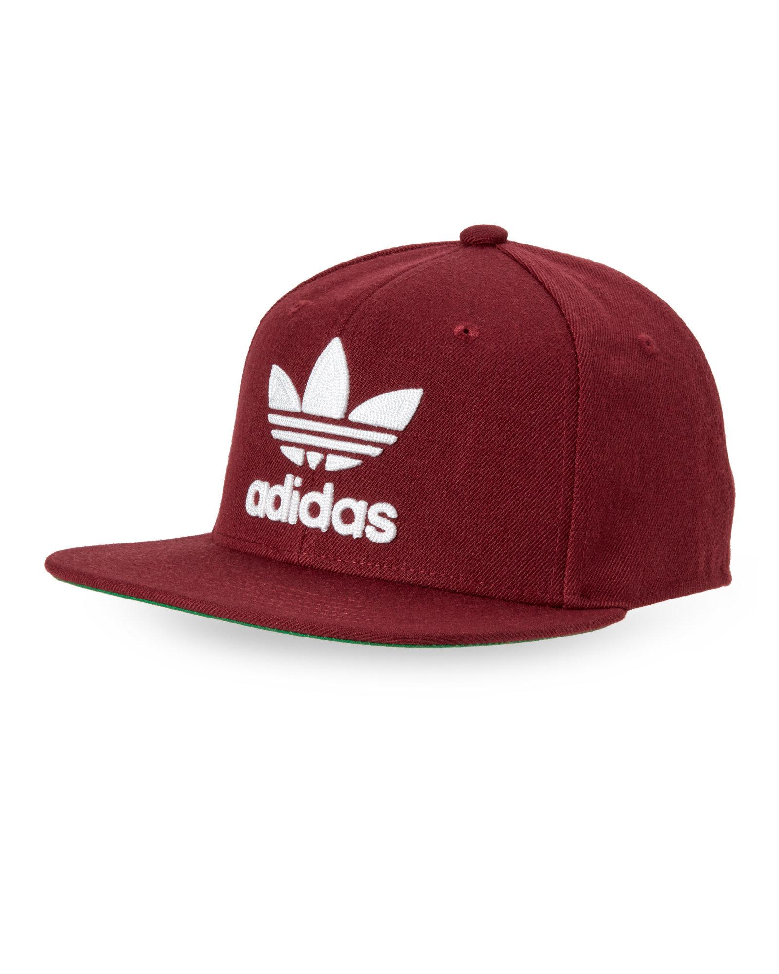 adidas trefoil cap red