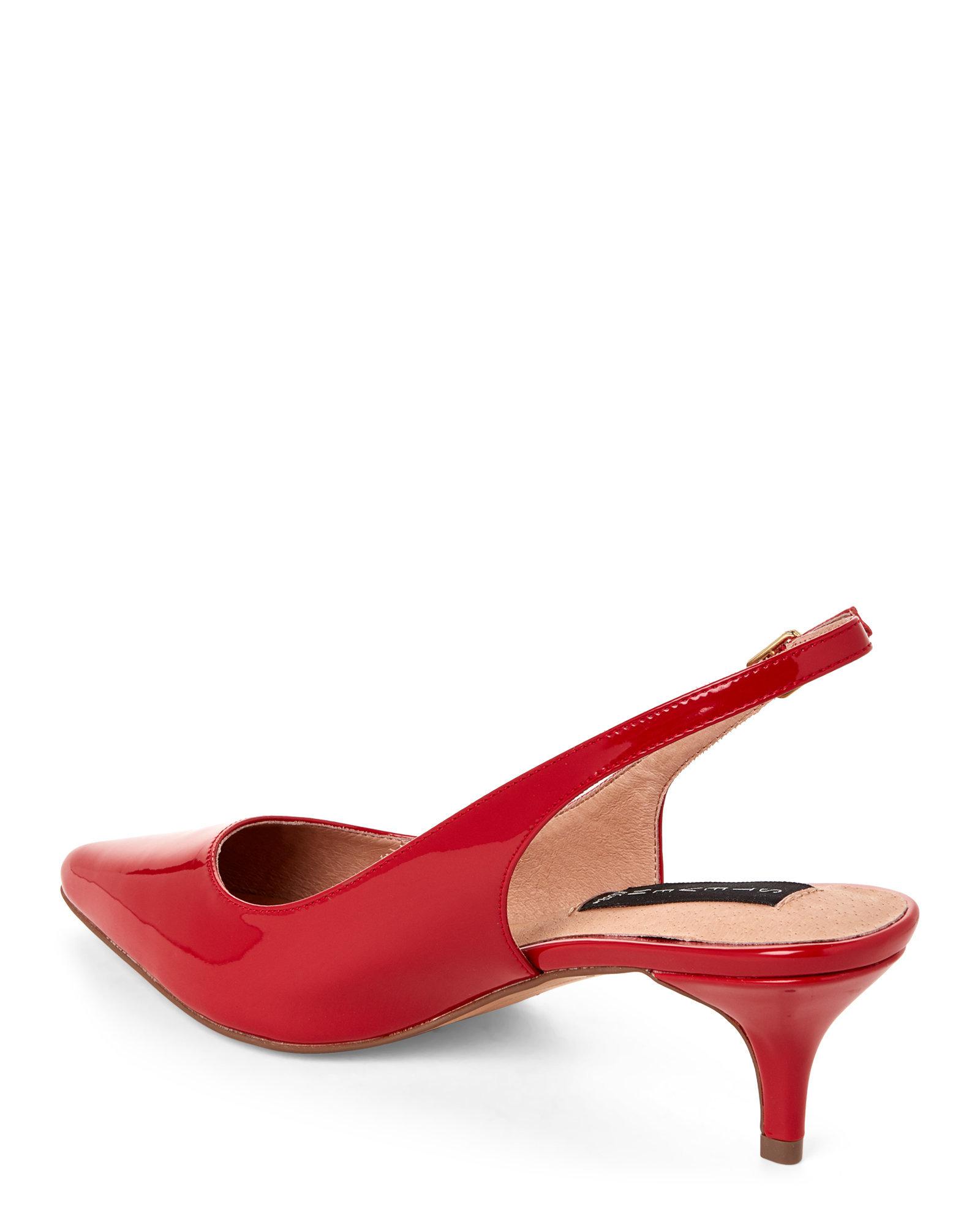 steve madden red platform heels