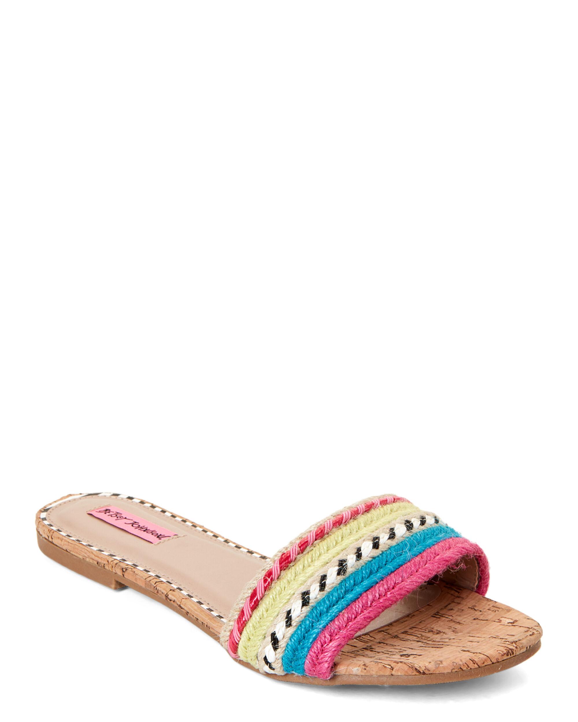 betsey johnson slide sandals