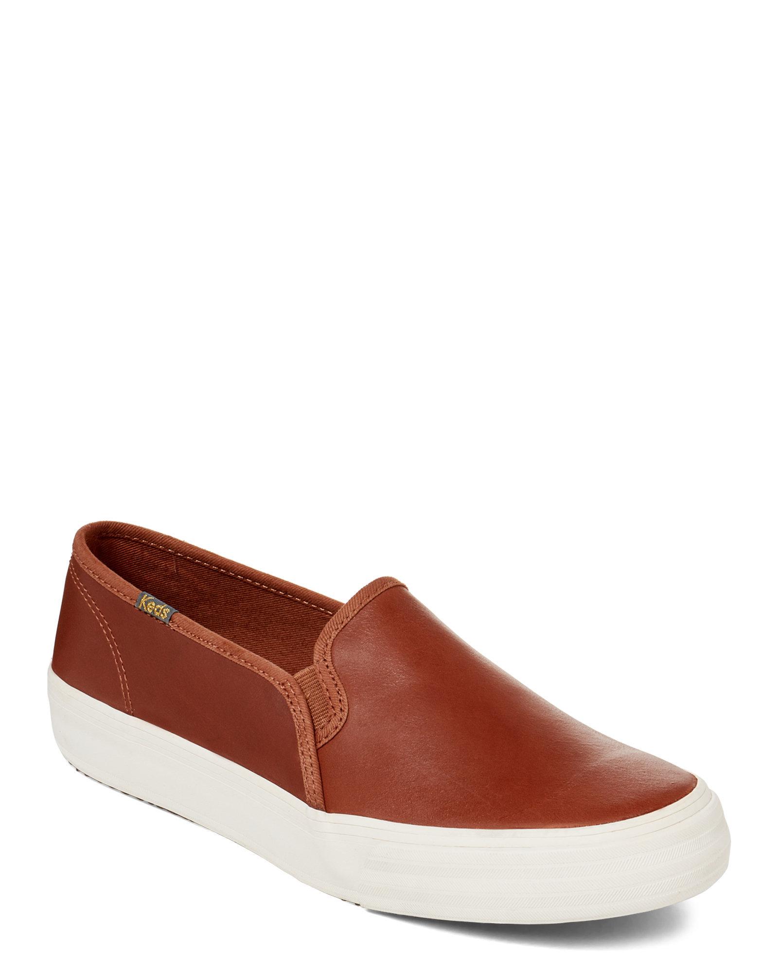 tan leather keds