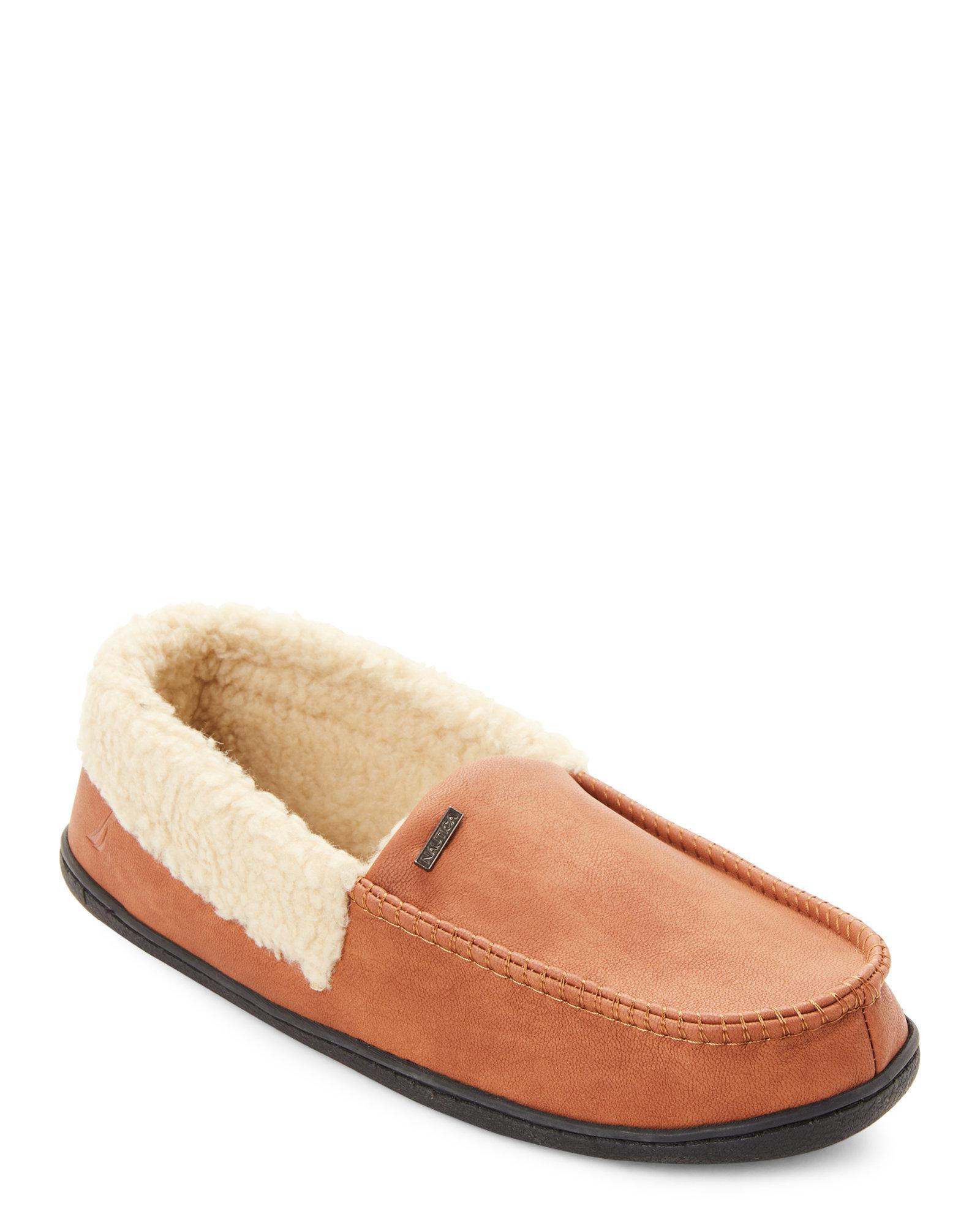 nautica moccasin slippers