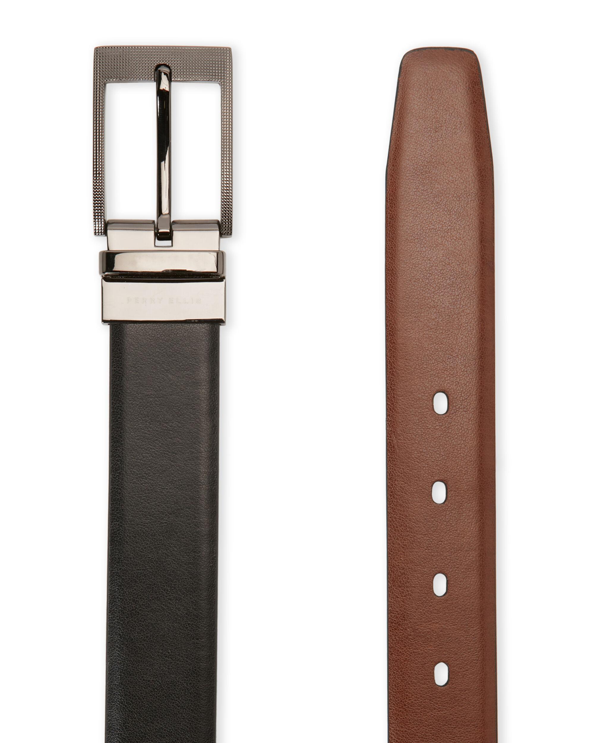 perry ellis men's reversible belt