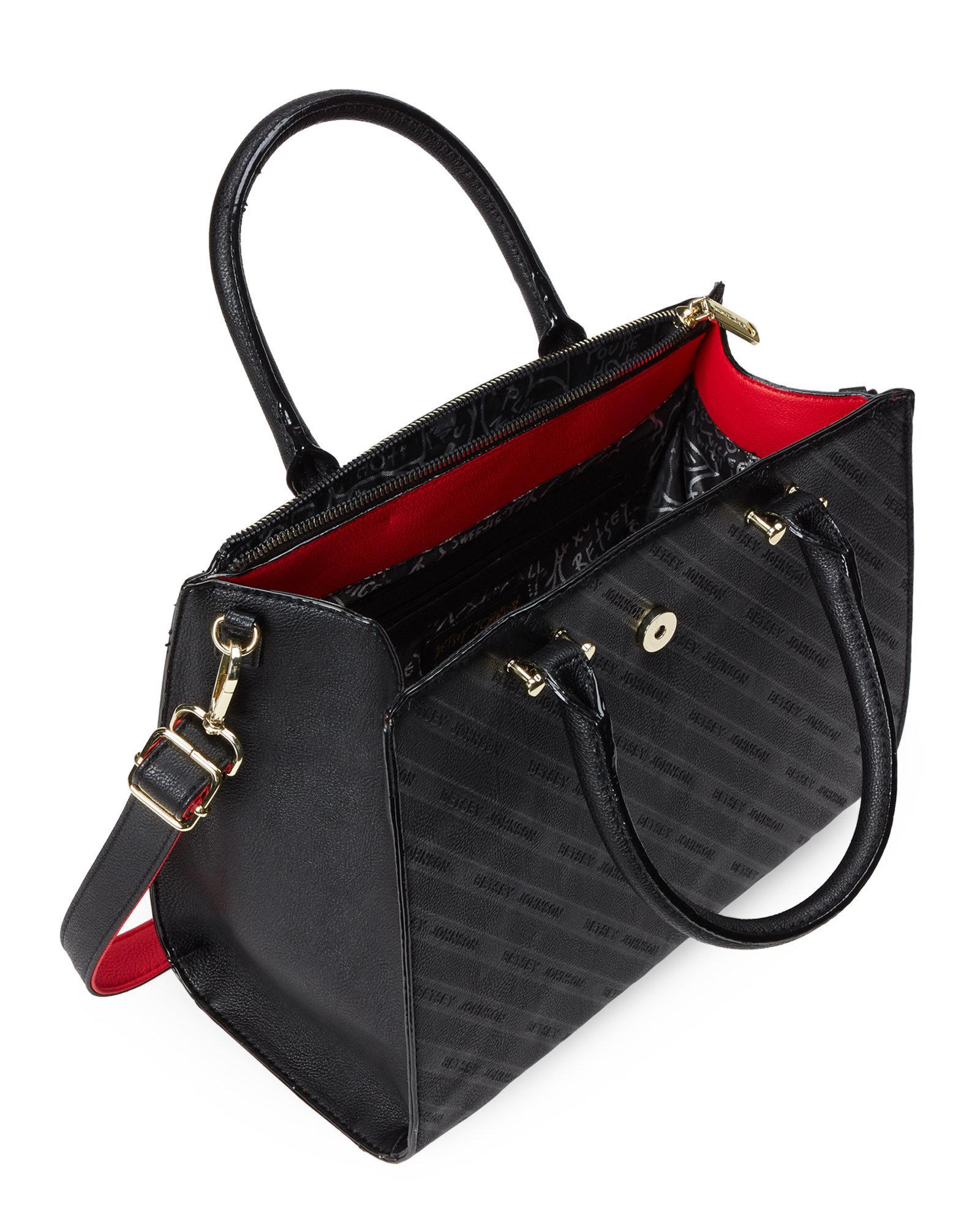betsey johnson red purse
