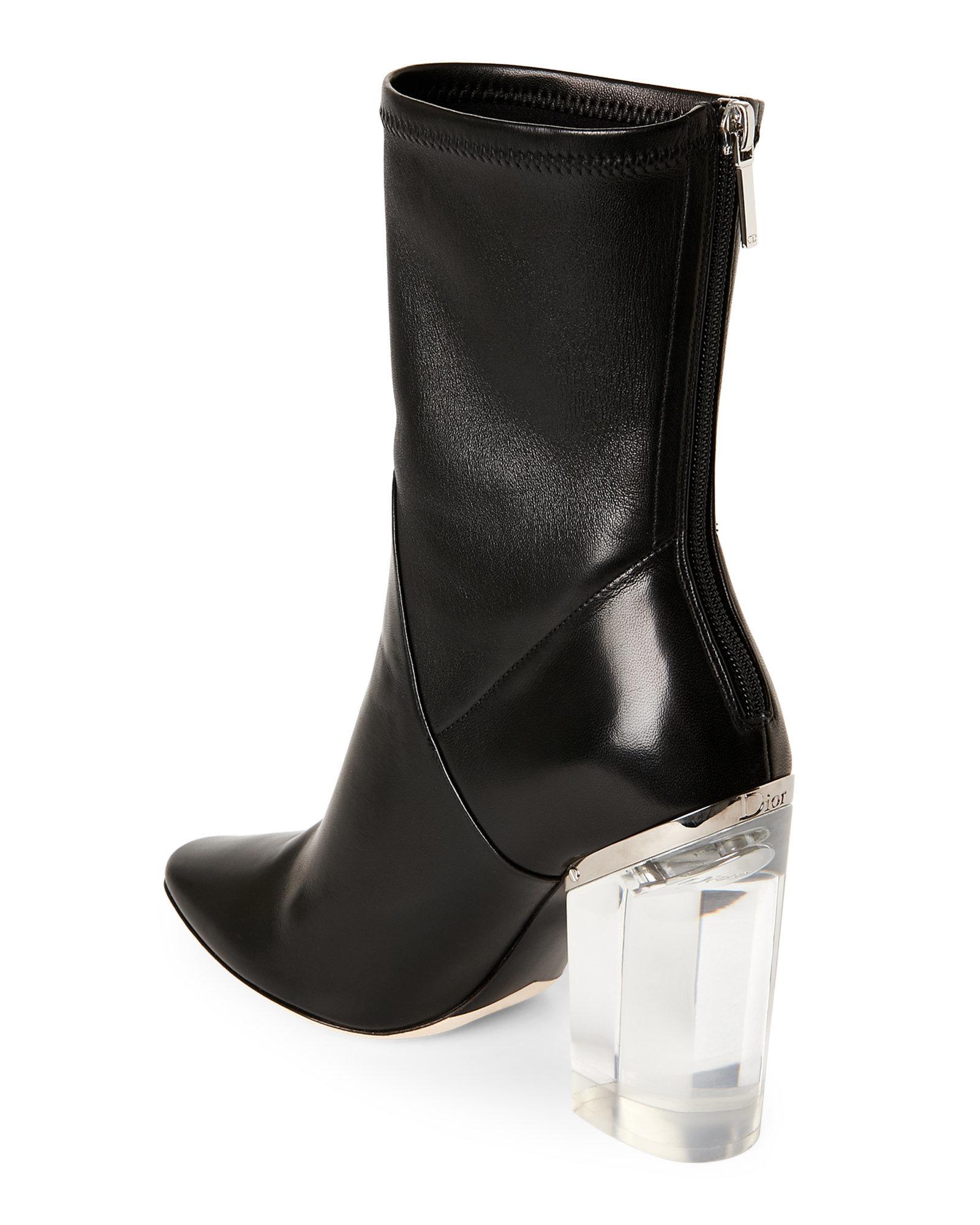 dior boots black