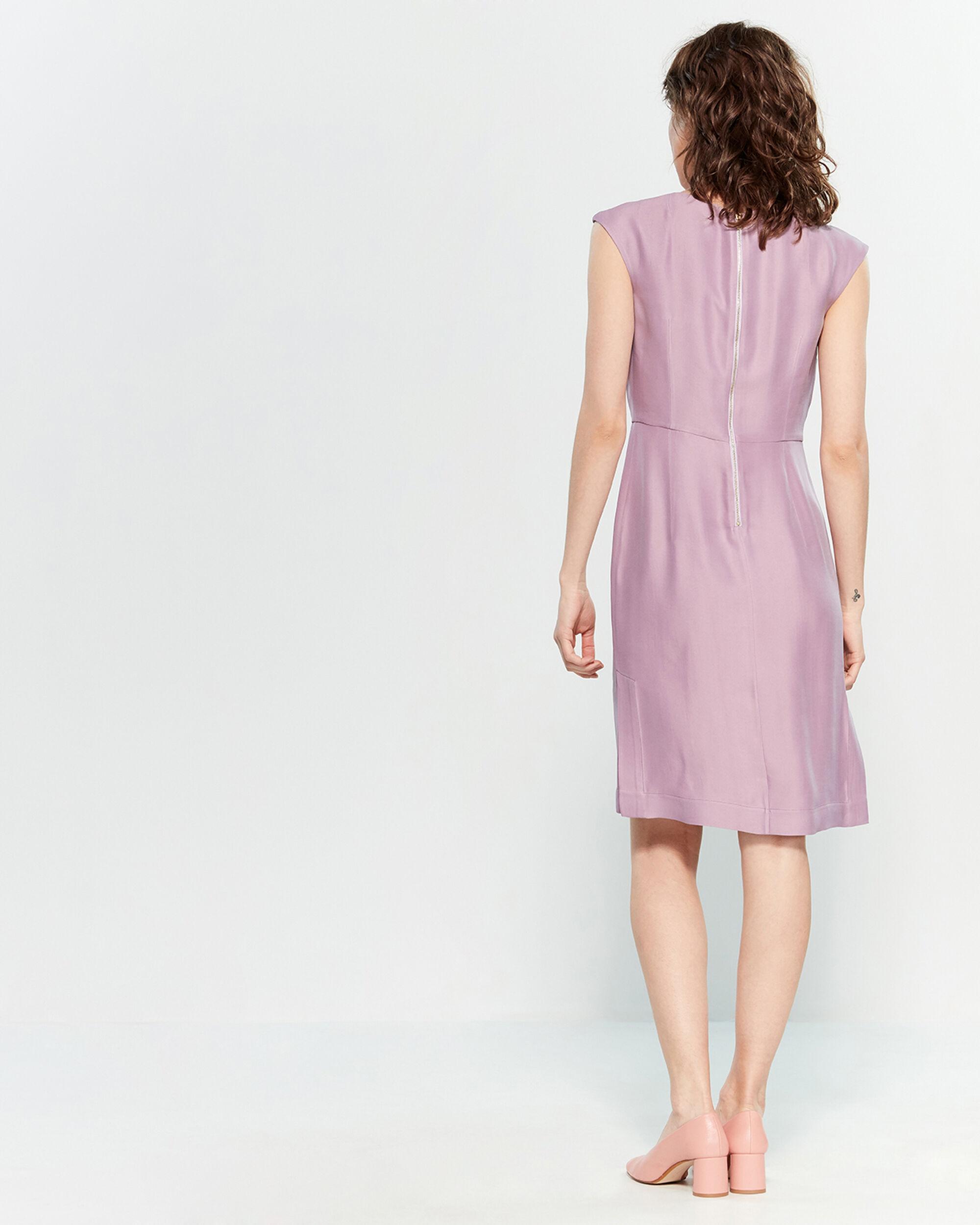 mauve sheath dress