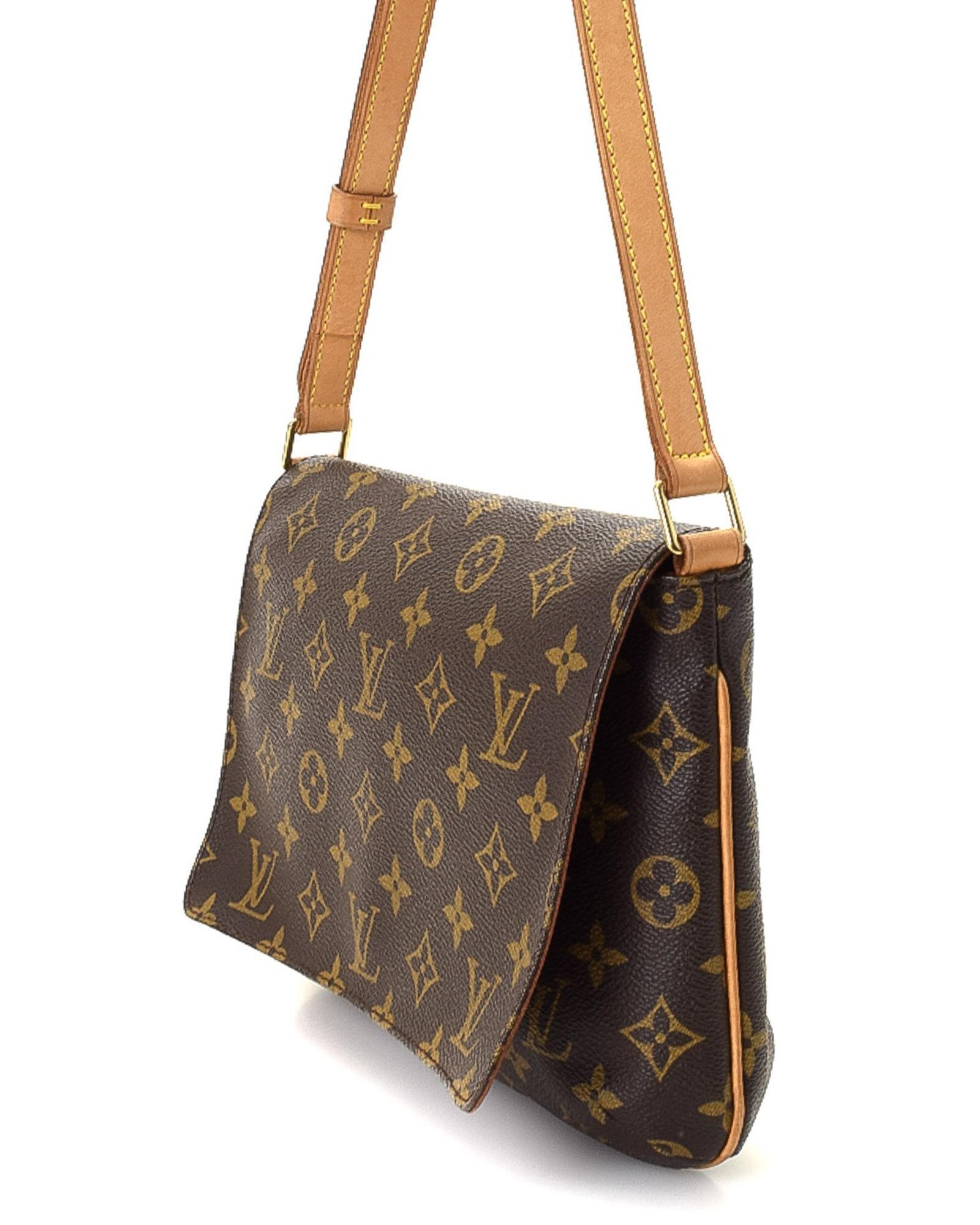 Louis Vuitton Canvas Musette Tango Short Strap Shoulder Bag - Vintage in Brown - Lyst