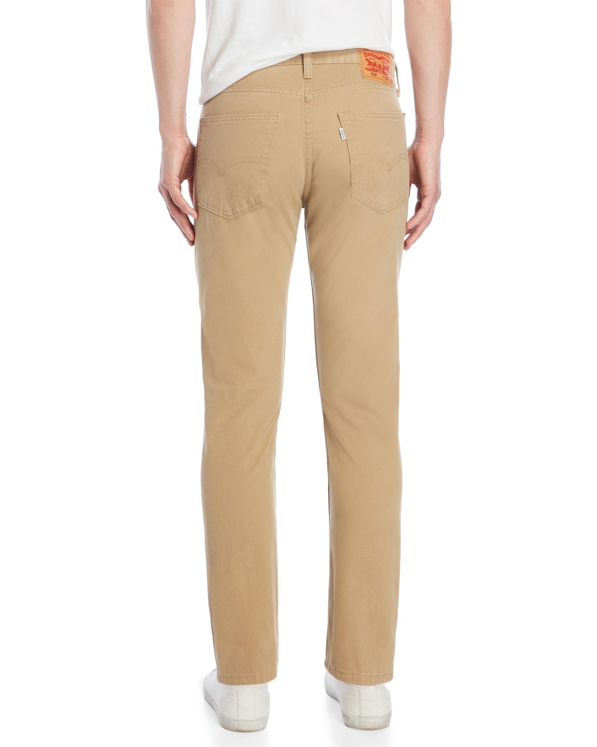 levis 502 beige