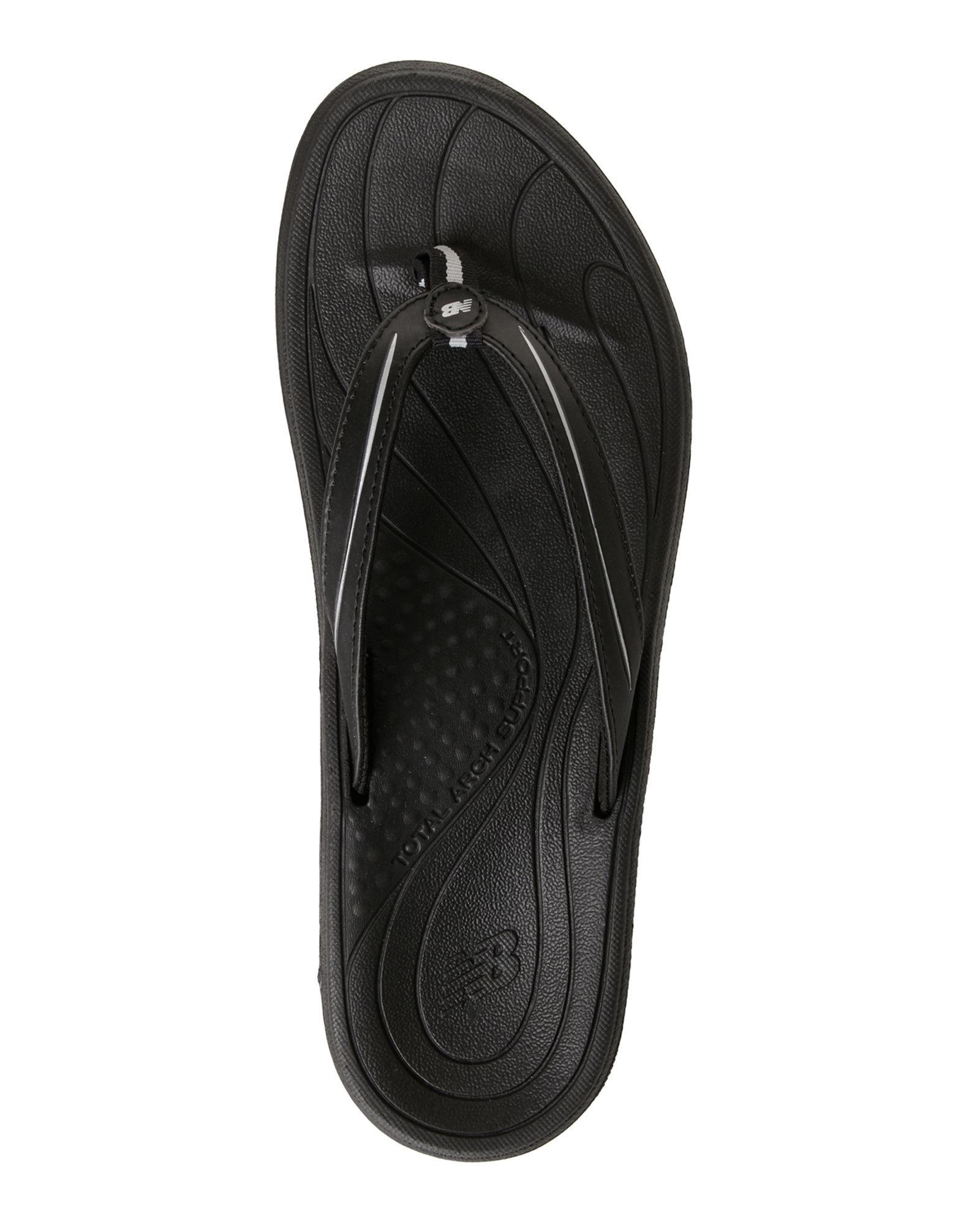 new balance cushioned flip flops